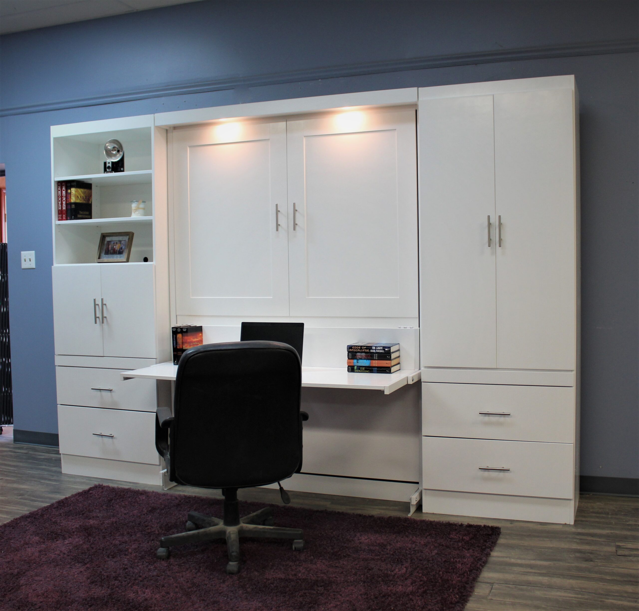 Ginsburg Murphy Bed Side View Shown Closed