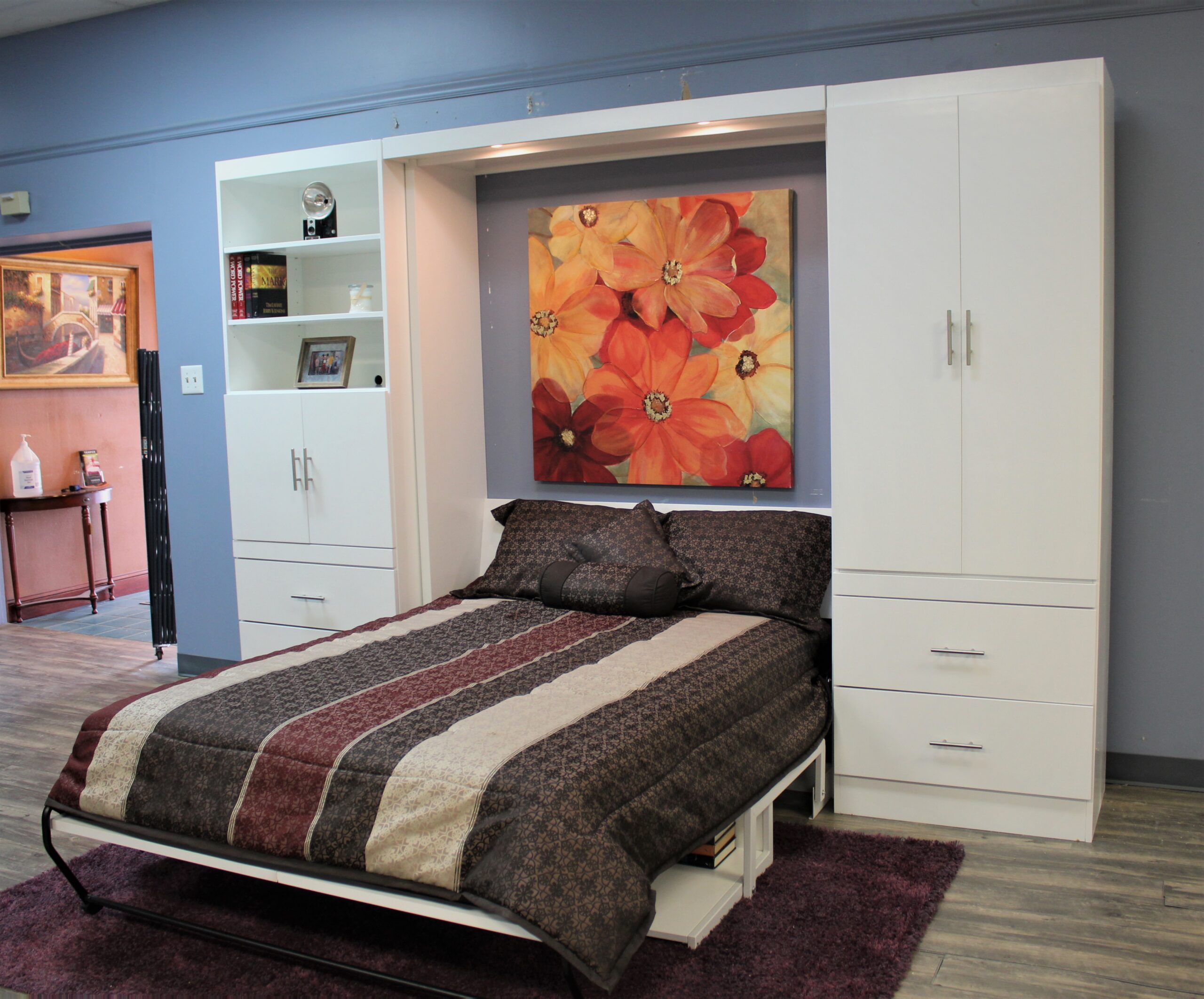 Ginsburg Murphy Bed Side View Shown Open