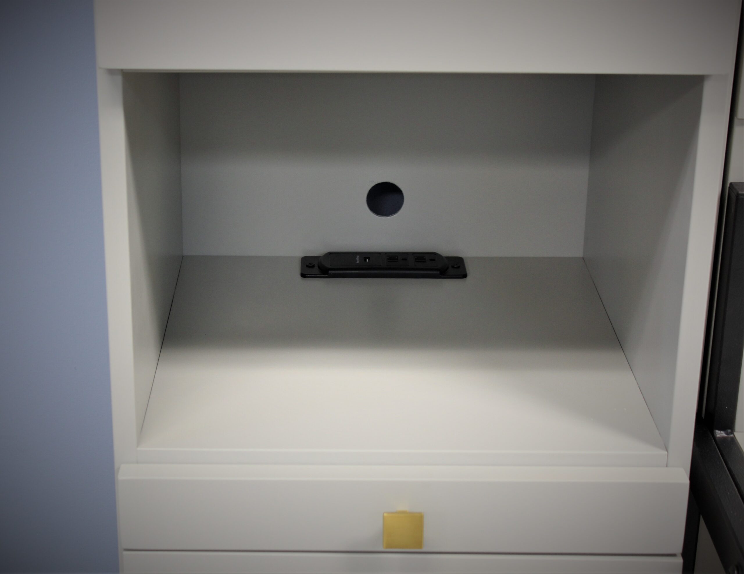 Templeton Murphy Bed Bookcase Charging Station