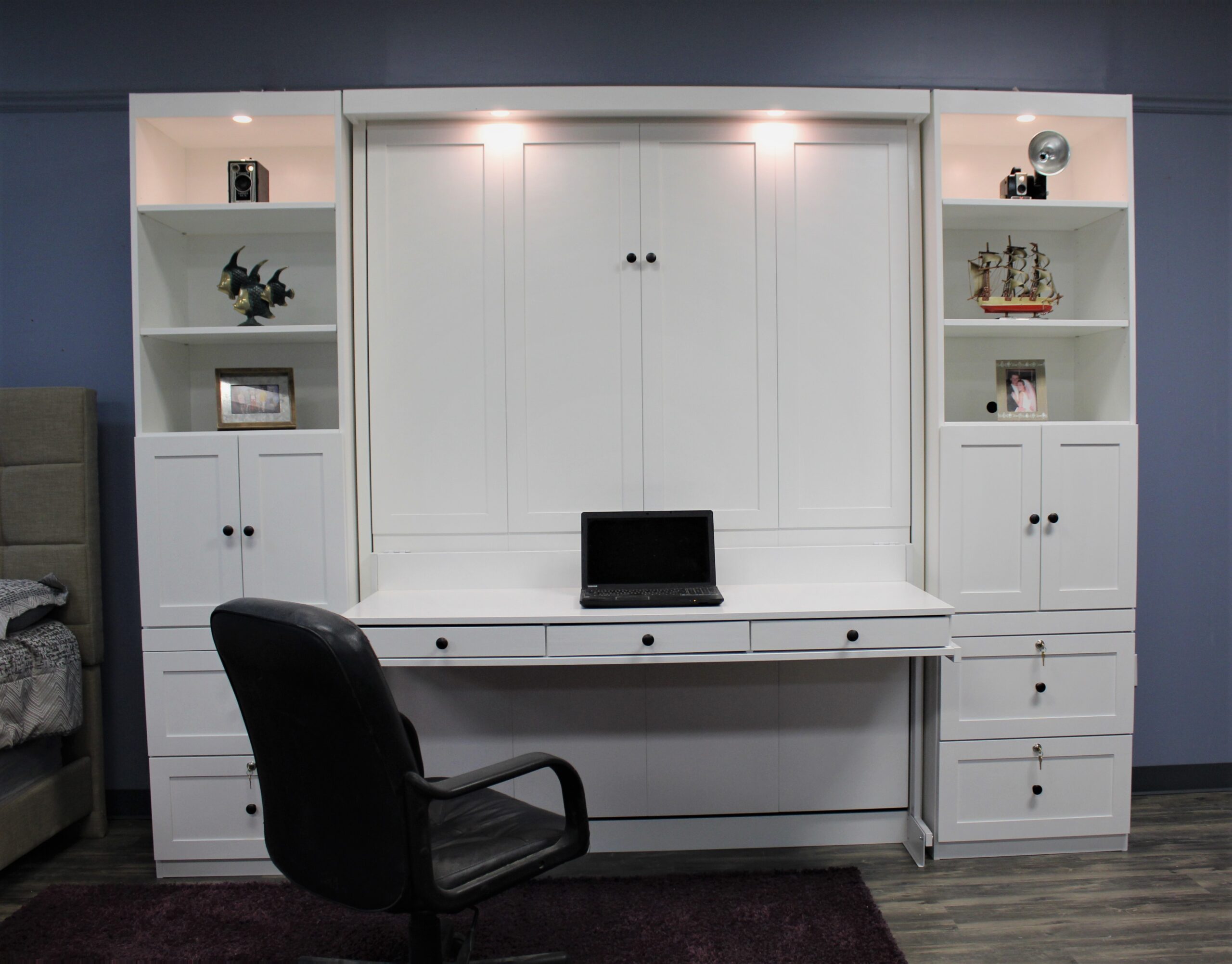 Templeton Murphy Bed Front View Shown Closed