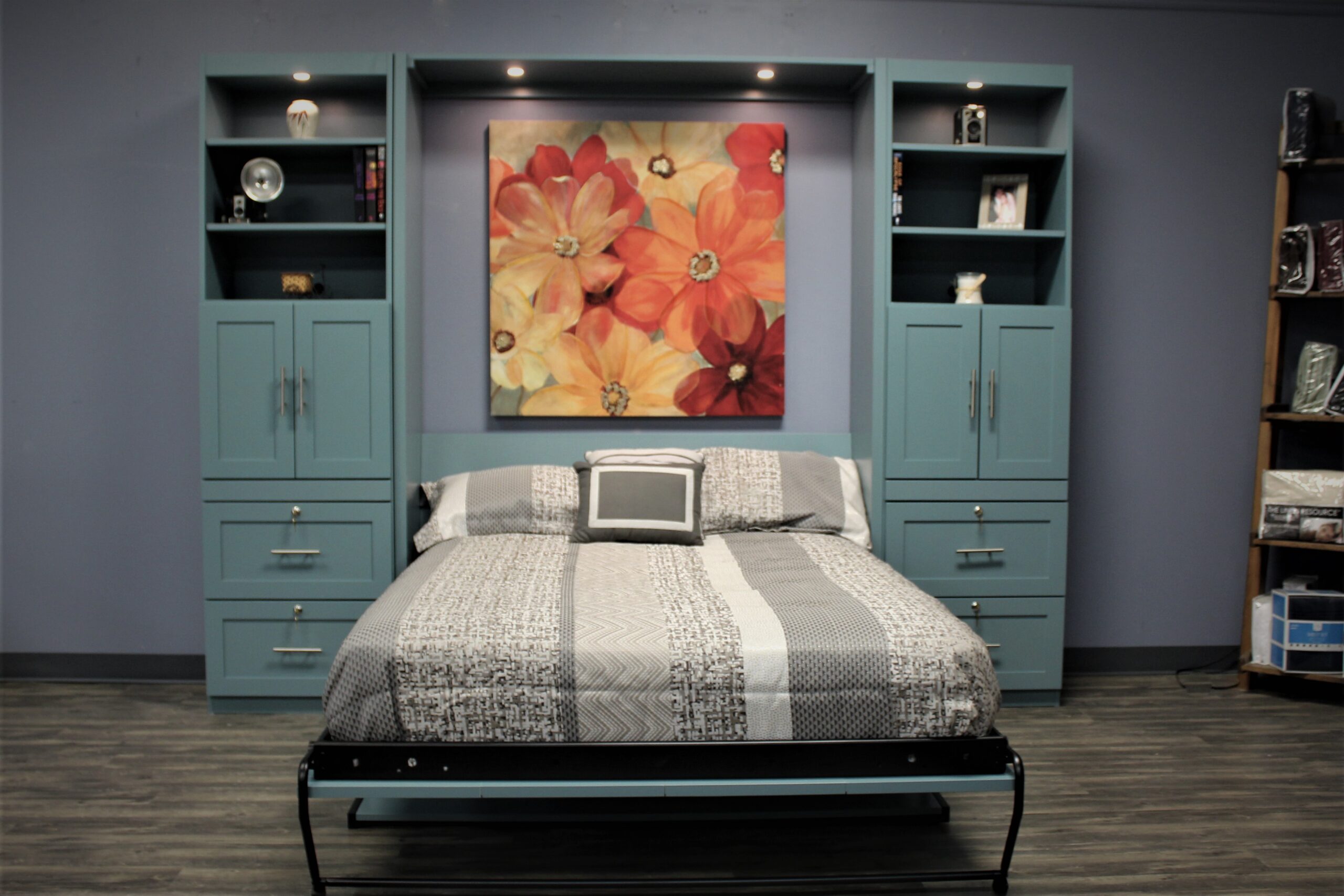 Templeton Murphy Bed Front View of Bed Shown Open