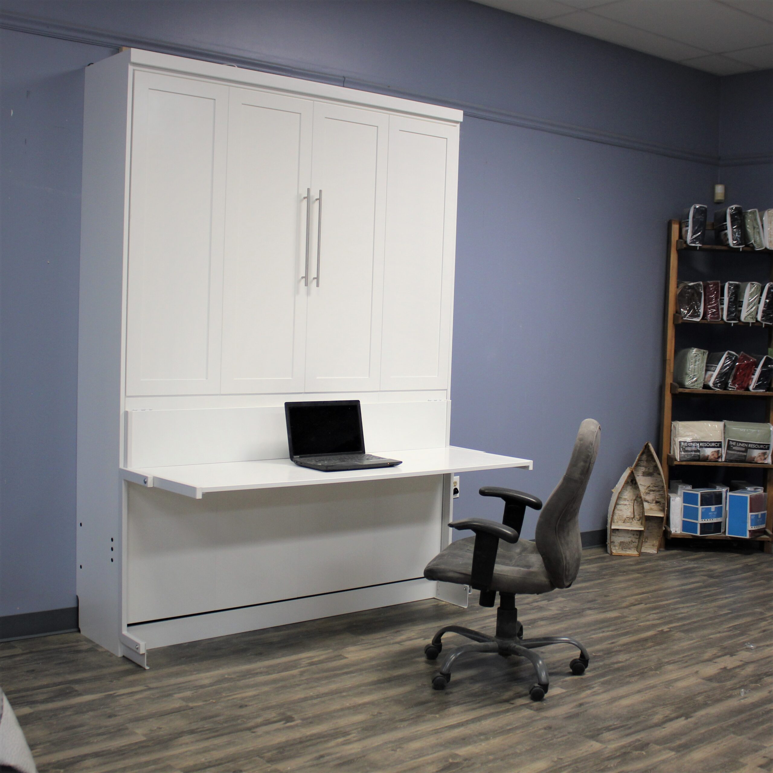 Templeton Murphy Bed Side View of Bed Shown Closed