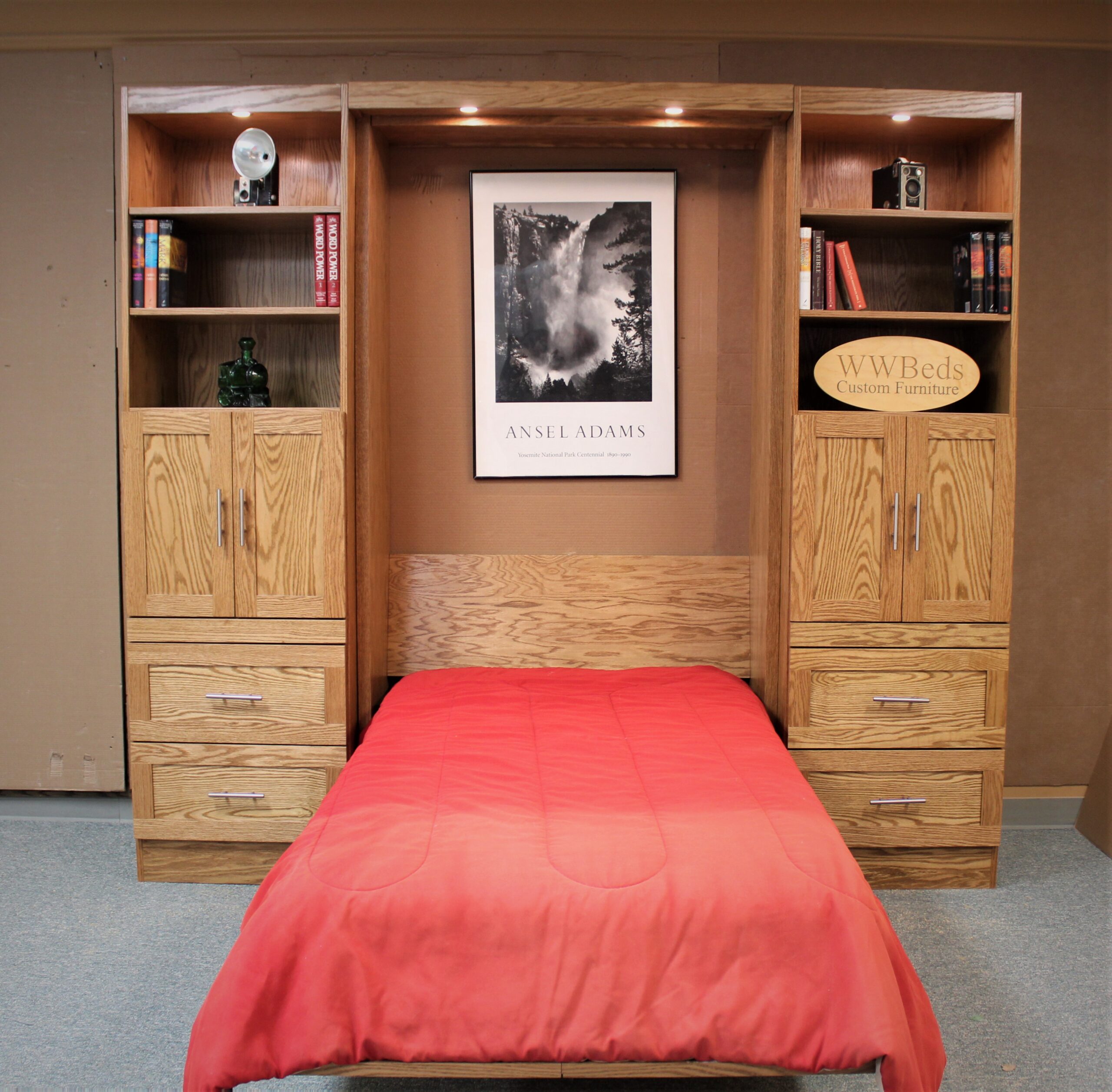 Templeton Murphy Bed Front Open