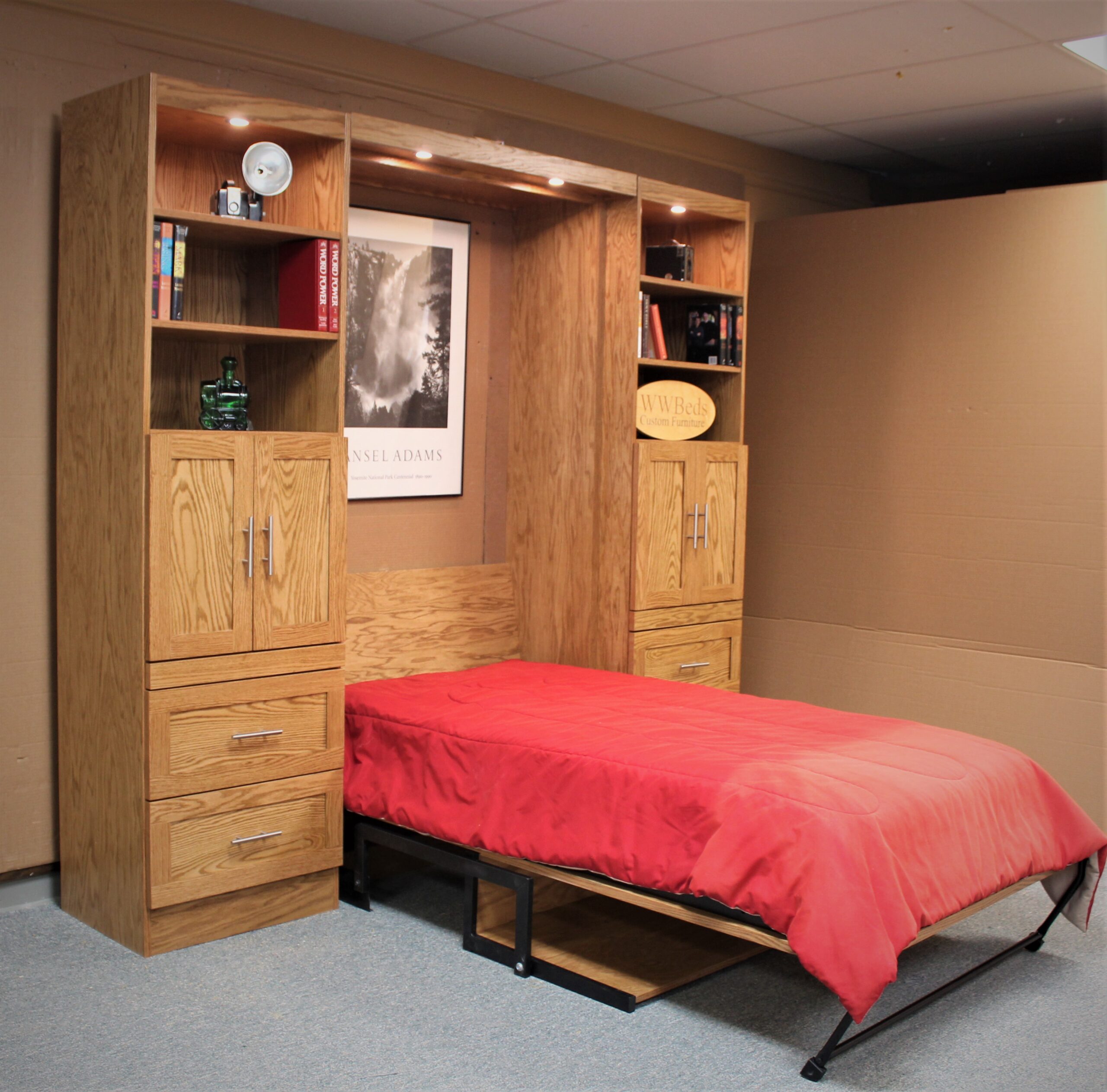 Templeton Murphy Bed Side Open