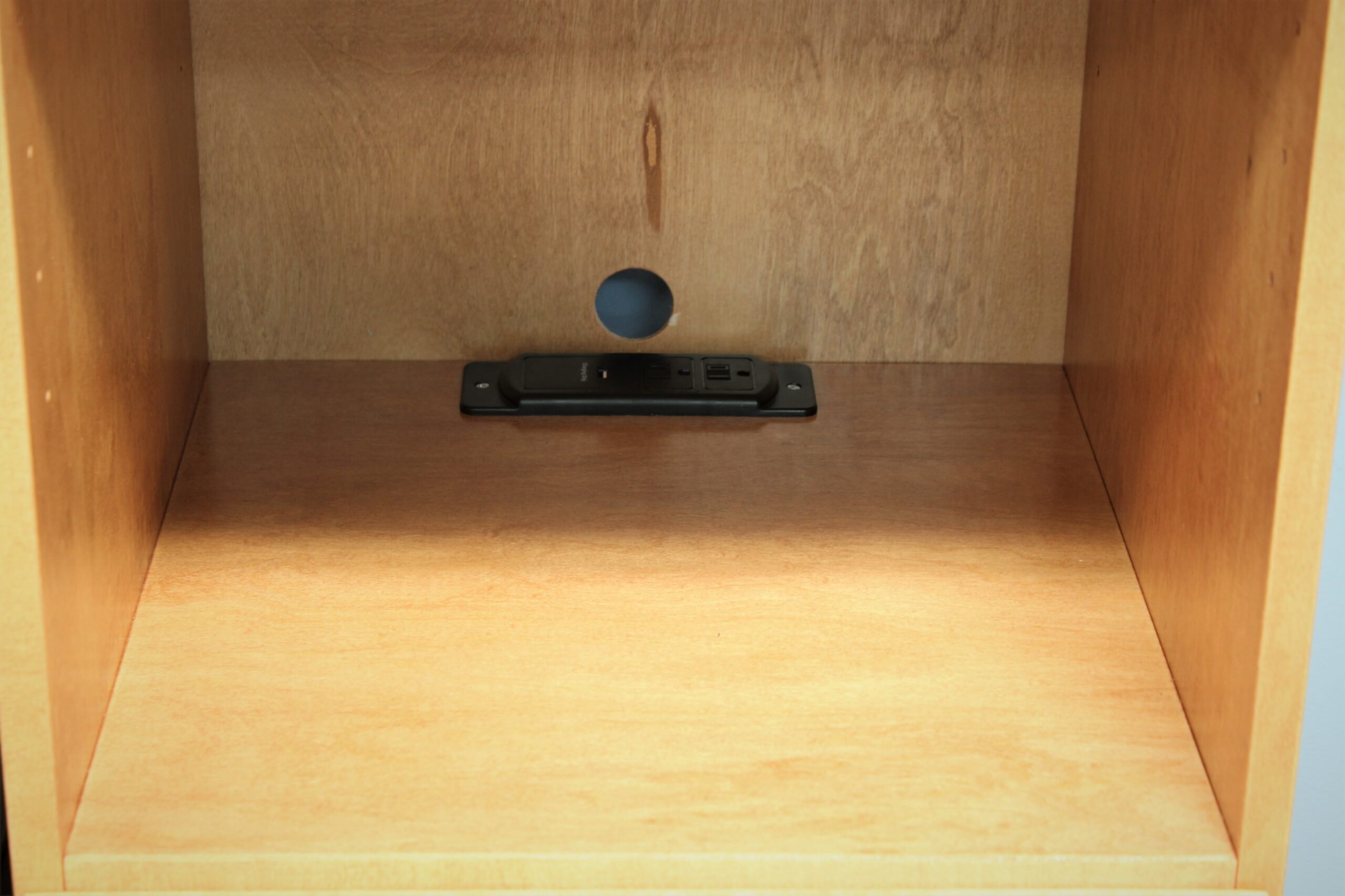 FLW Murphy Bed Bookcase Charging Station