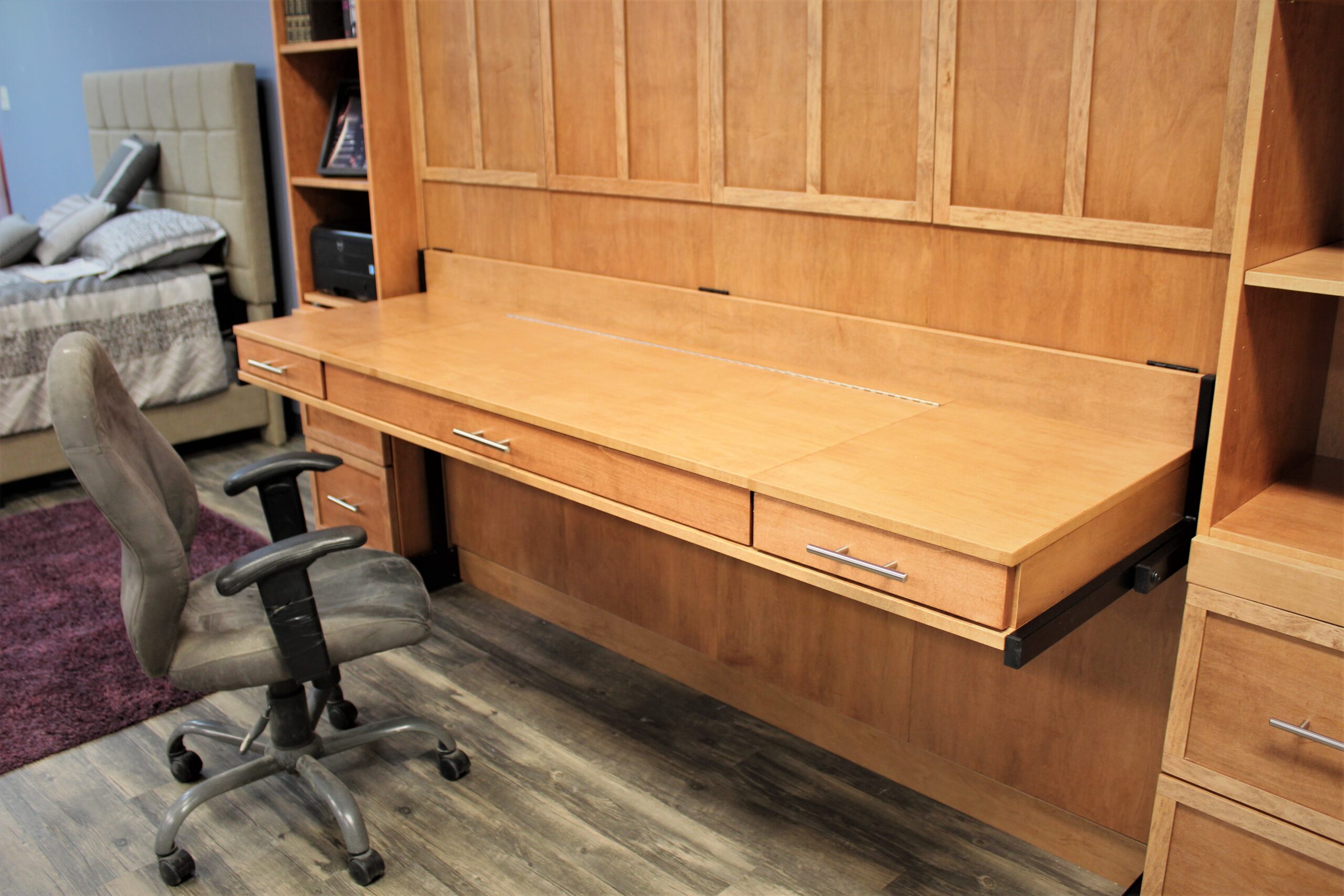 FLW Murphy Bed Vanity Desk