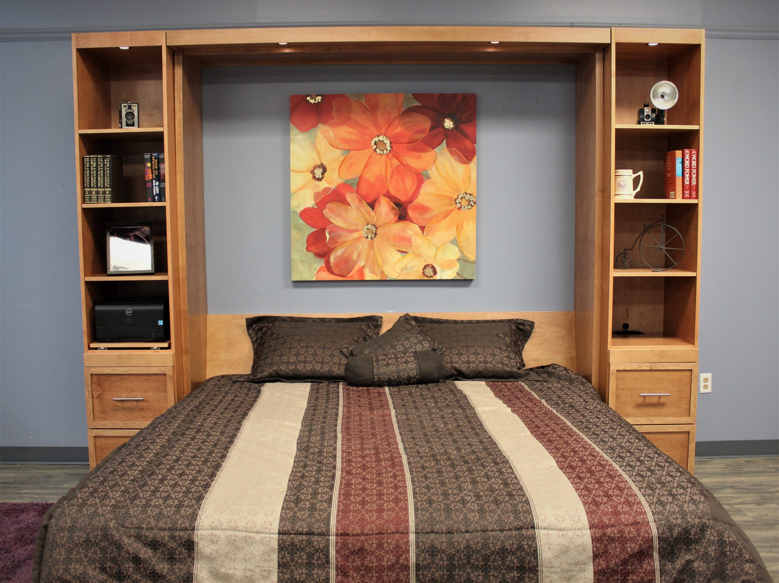 FLW Murphy Bed Open Front