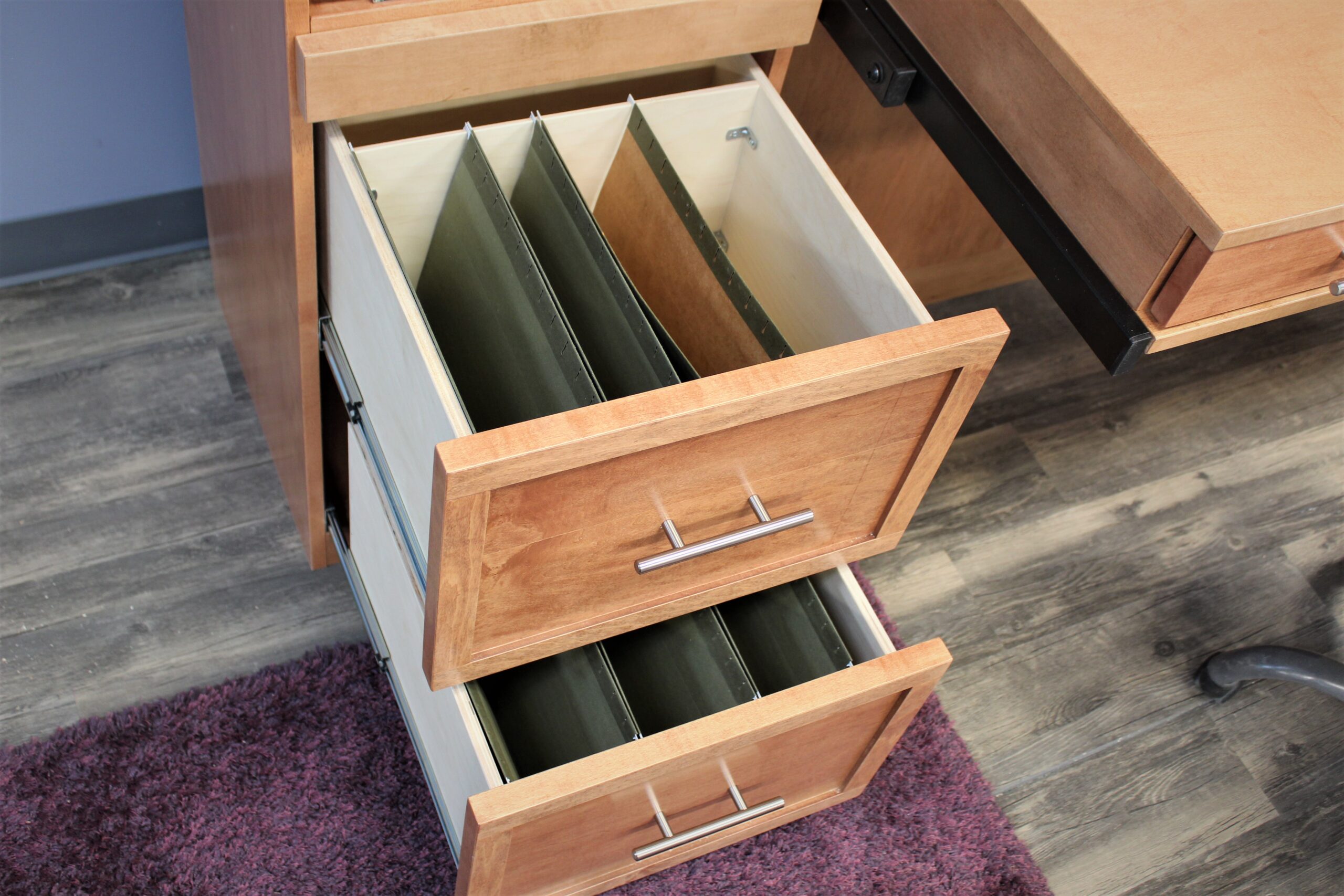 FLW Murphy Bed File Drawers