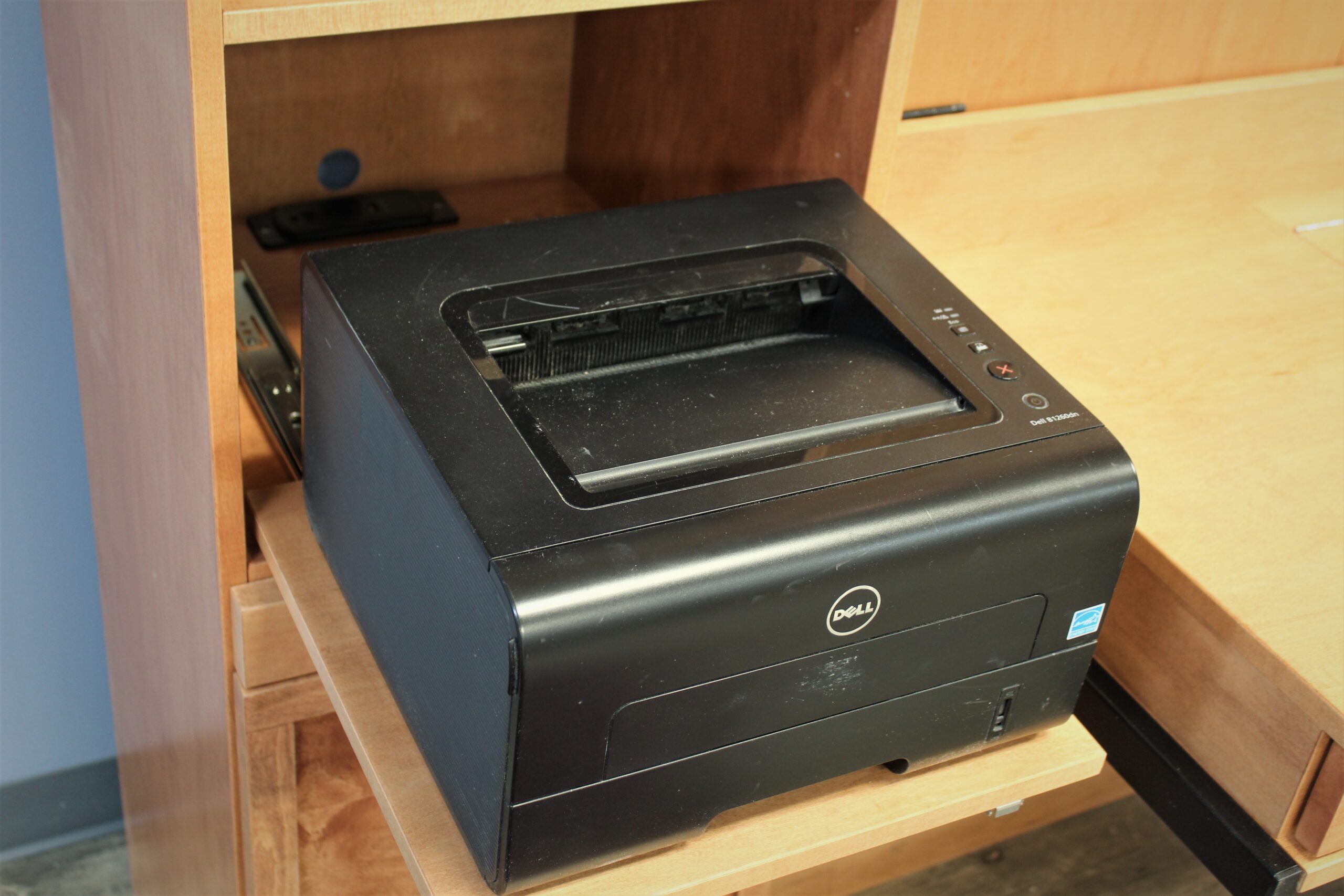 FLW Murphy Bed Printer Pull-Out