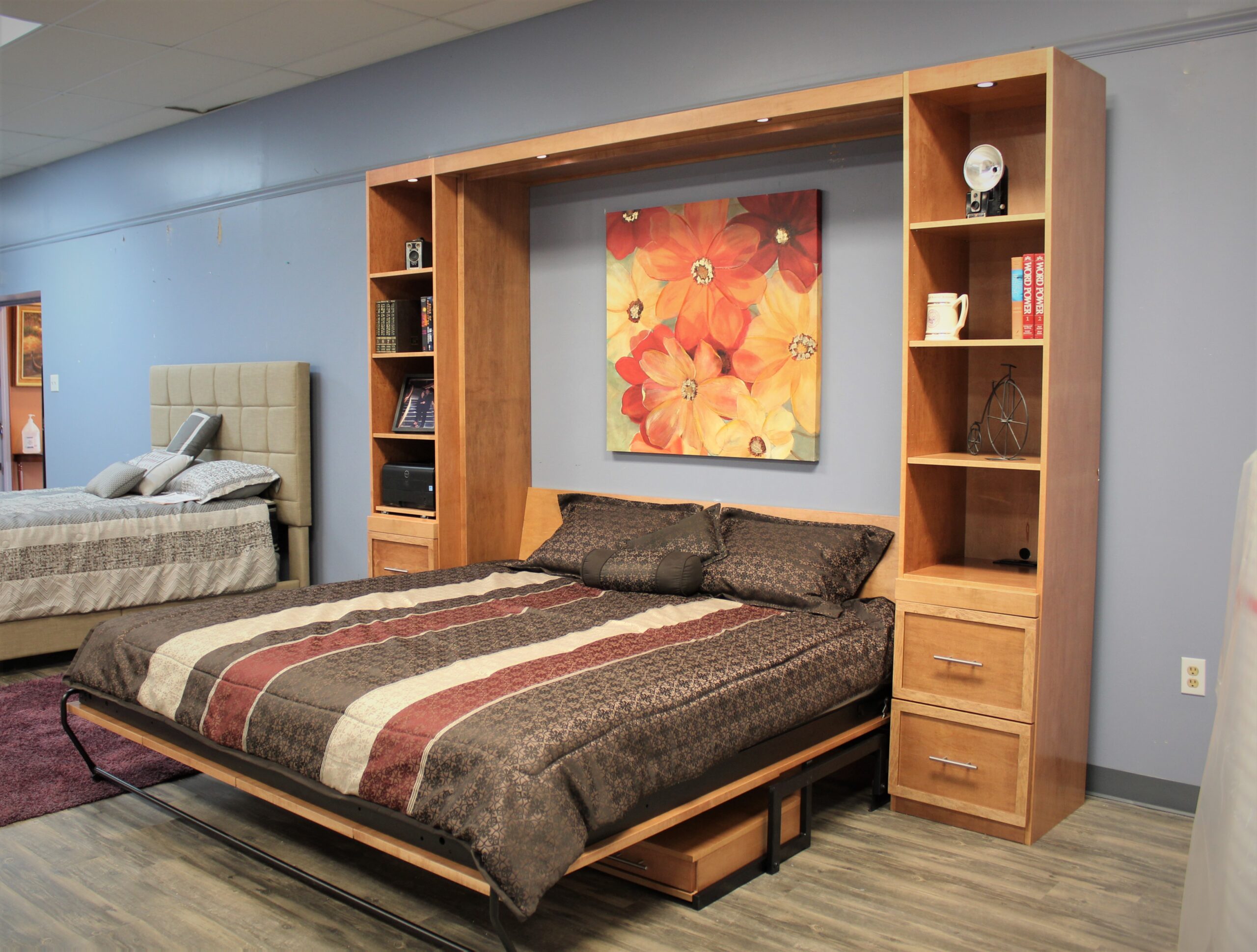 FLW Murphy Bed Open Side