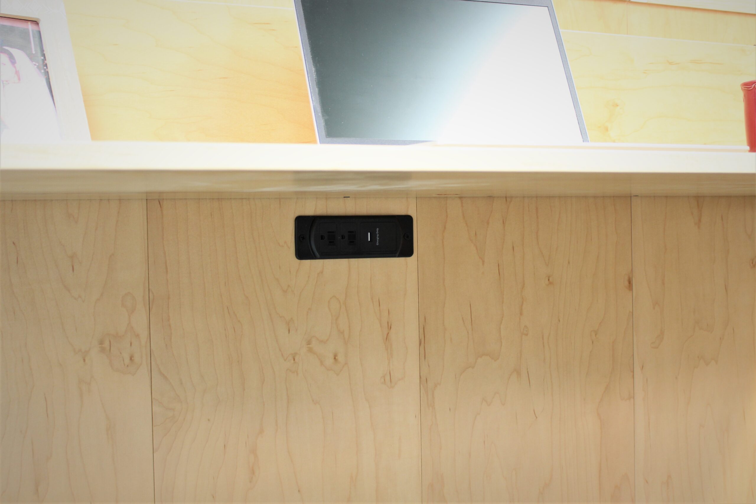 Frank Lloyd Wright Murphy Bed Under Desk Charging Station