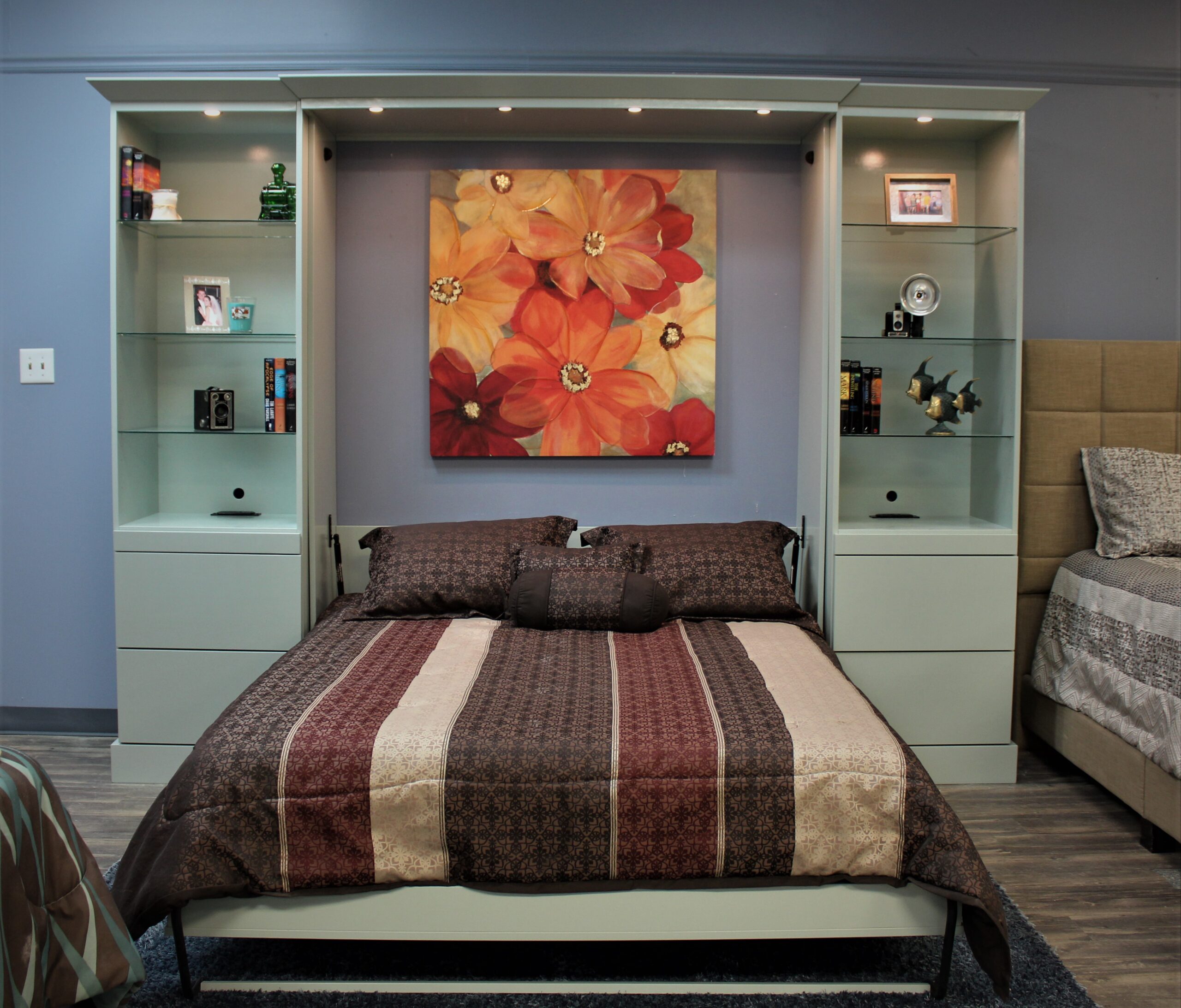 Alpine Murphy Bed Front Open