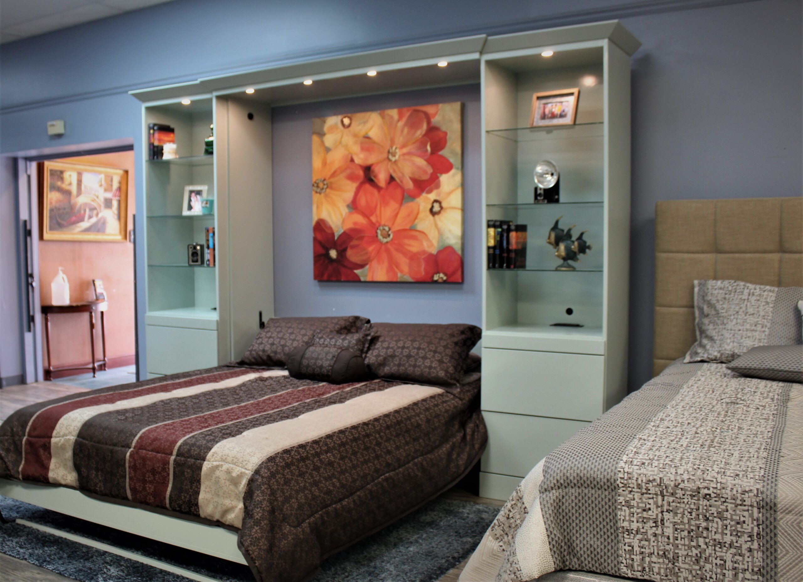 Alpine Murphy Bed Side Open