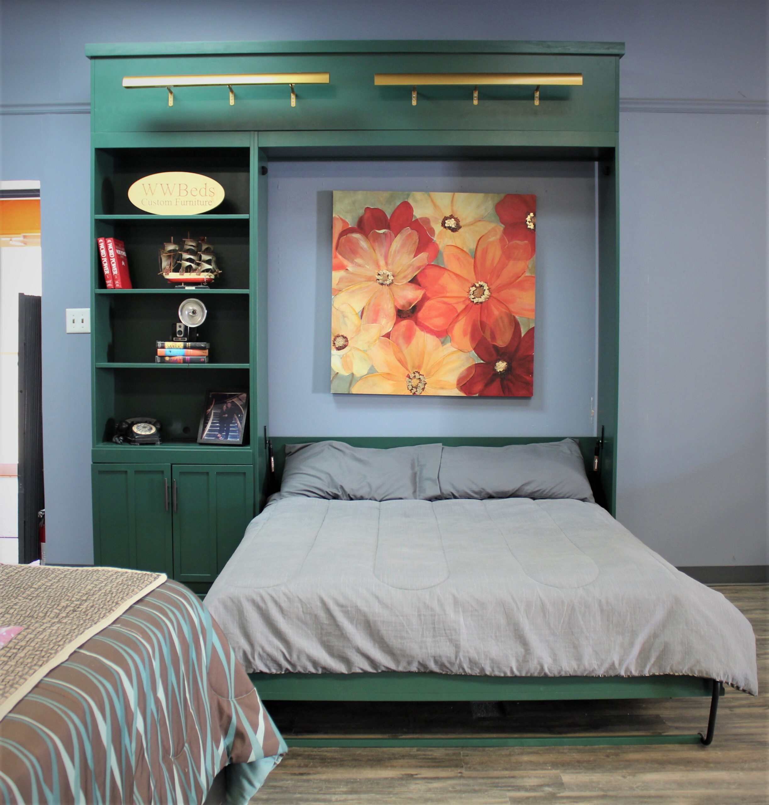 FLW Murphy Bed Front Open