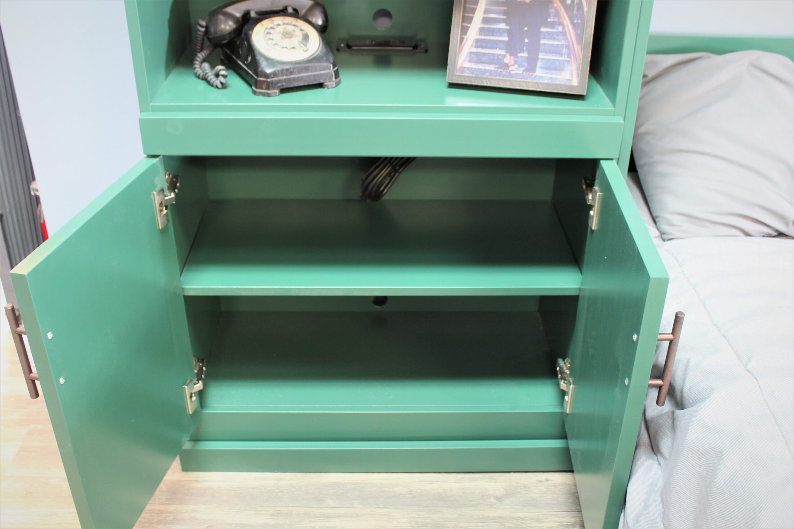 FLW Murphy Bed Bookcase Cabinet