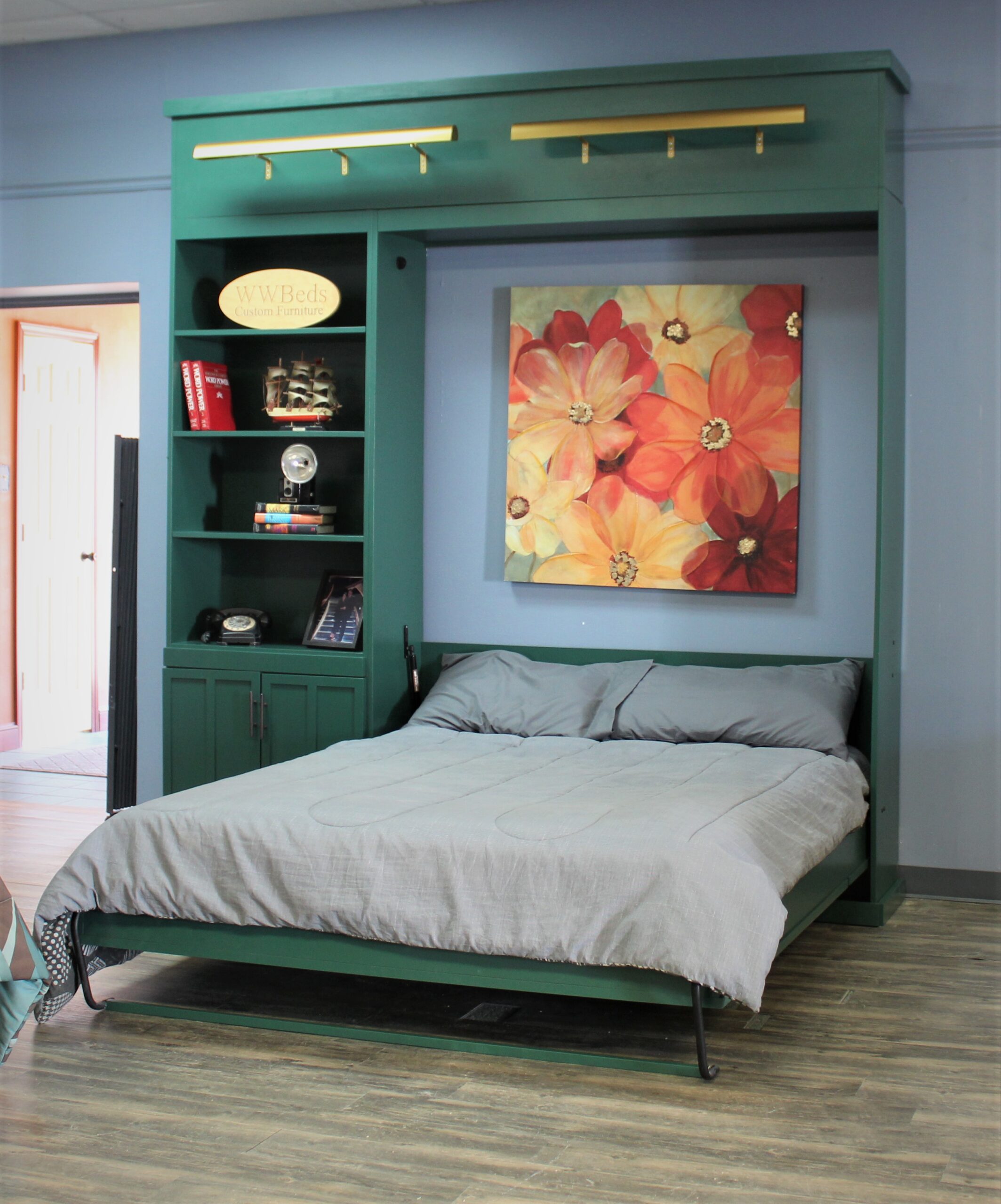 FLW Murphy Bed Side Open