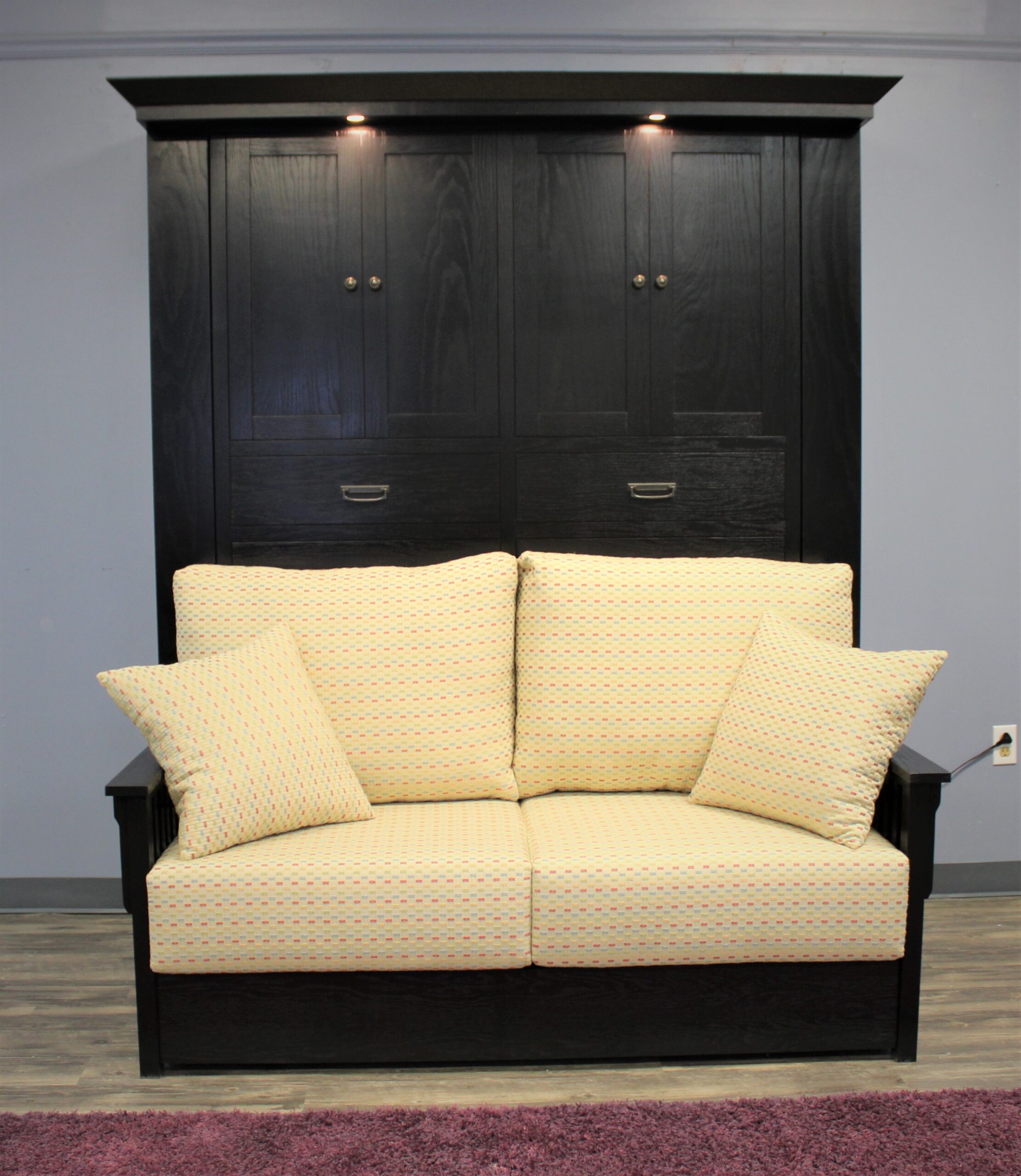 Mission Murphy Bed Front View Shown Closed