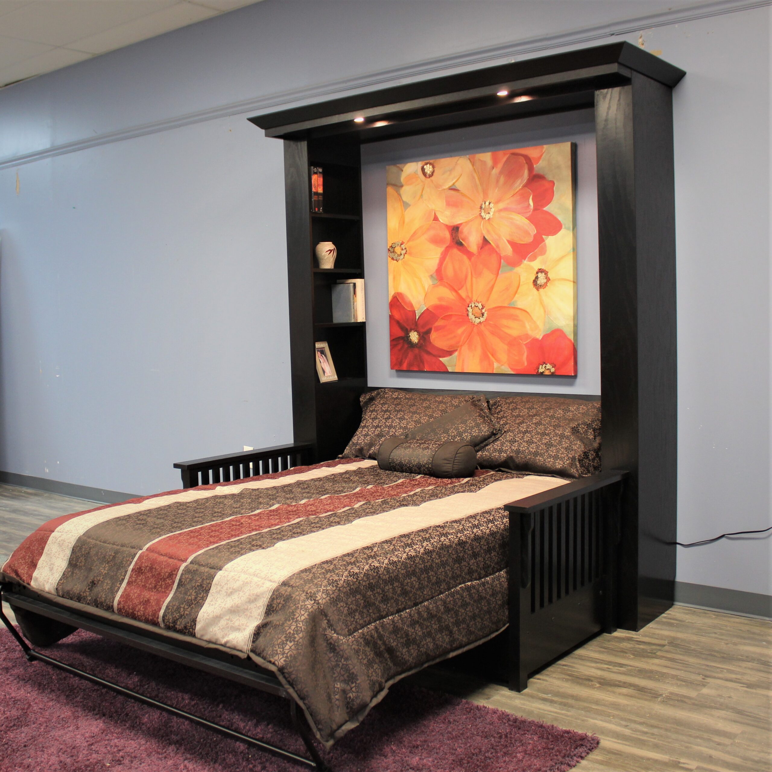 Mission Murphy Bed Side View Shown Open