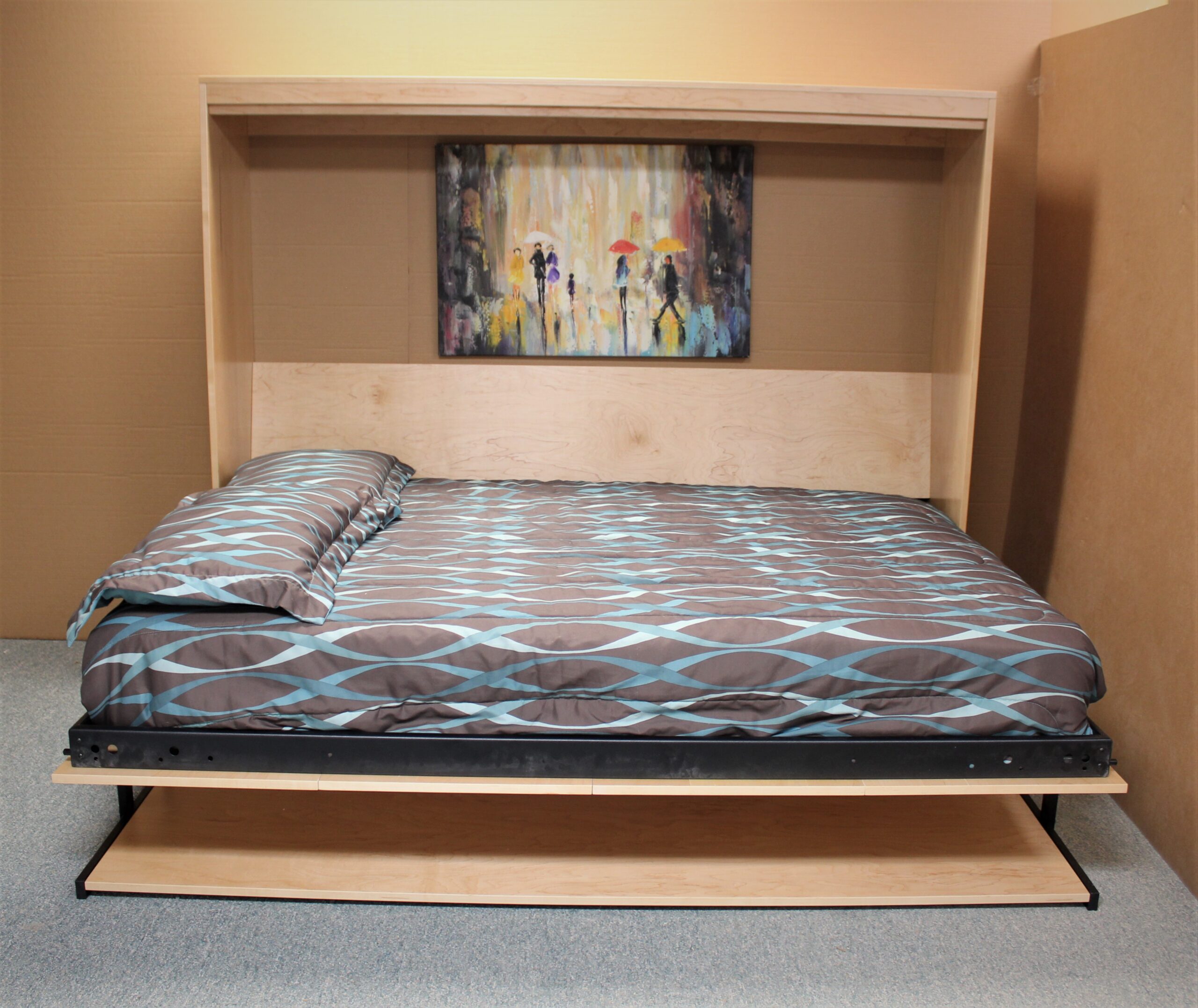Alpine Murphy Bed Front Open