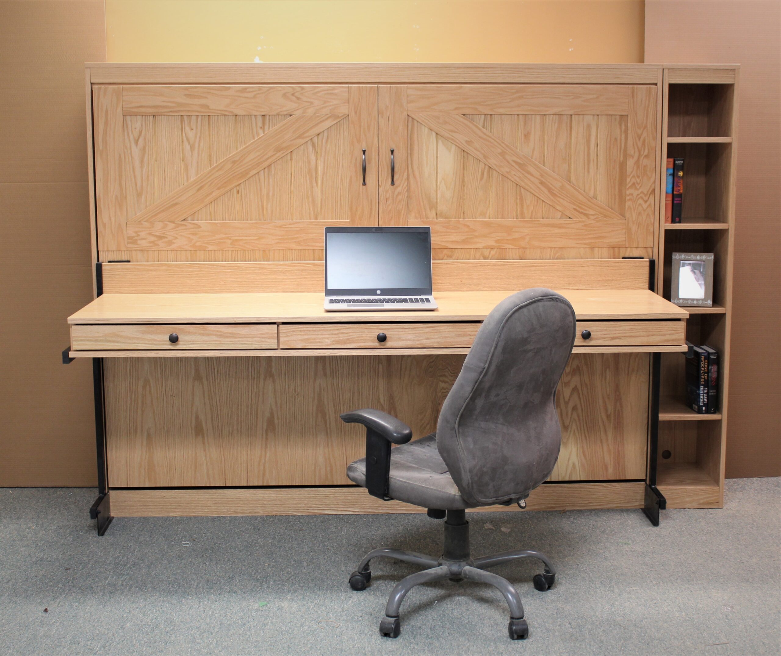 Barn Door Murphy Bed Front Closed