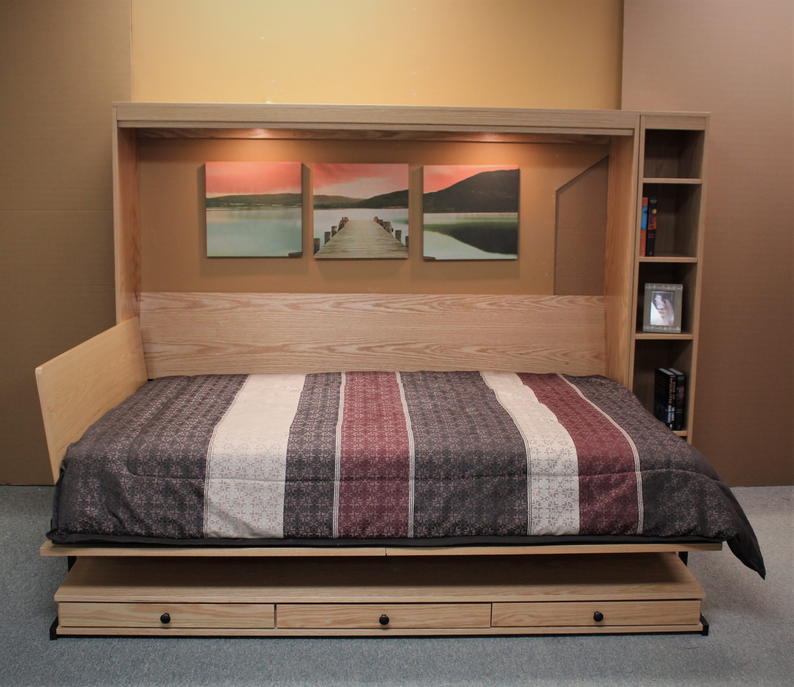 Barn Door Murphy Bed Front Open