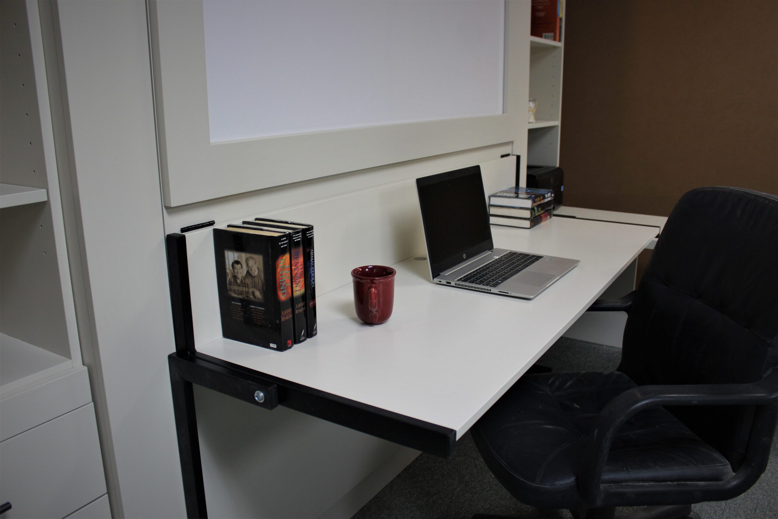 Dry Erase Murphy Bed Stay Level Desk