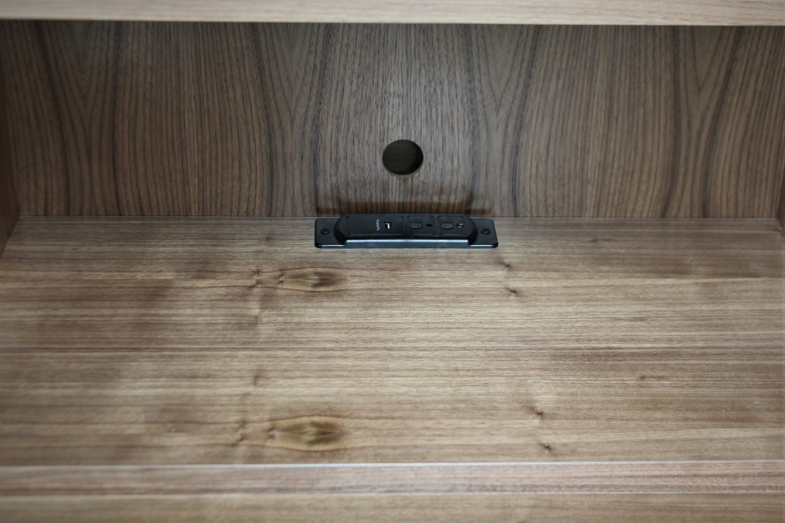 Manhattan Entertainment Center Murphy Bed Bookcase Charging Station