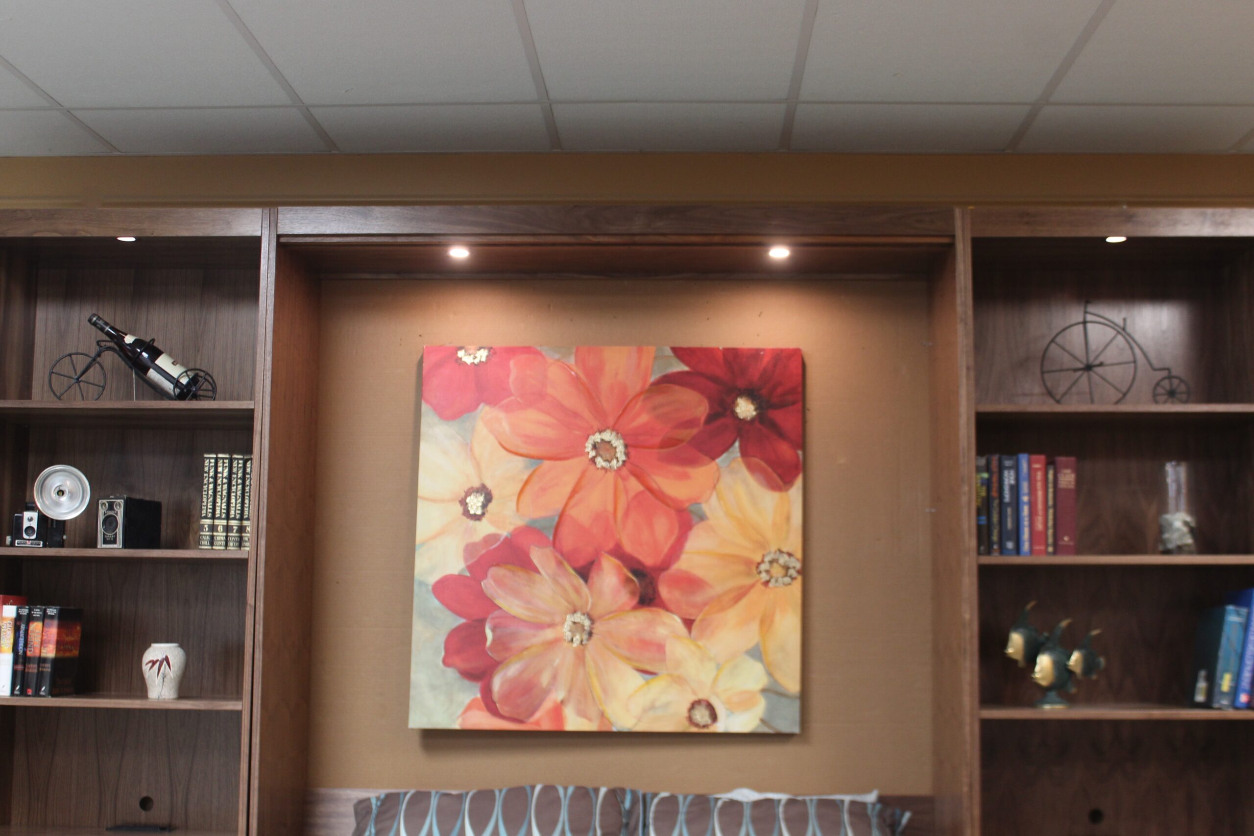 Manhattan Entertainment Center Murphy Bed LED Inset Murphy Bed Lights