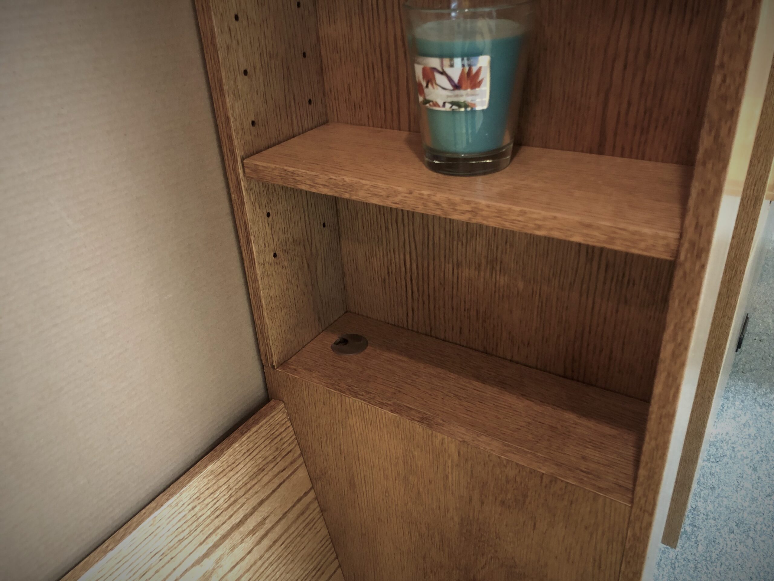 121-0122b Alpine inset bookcase