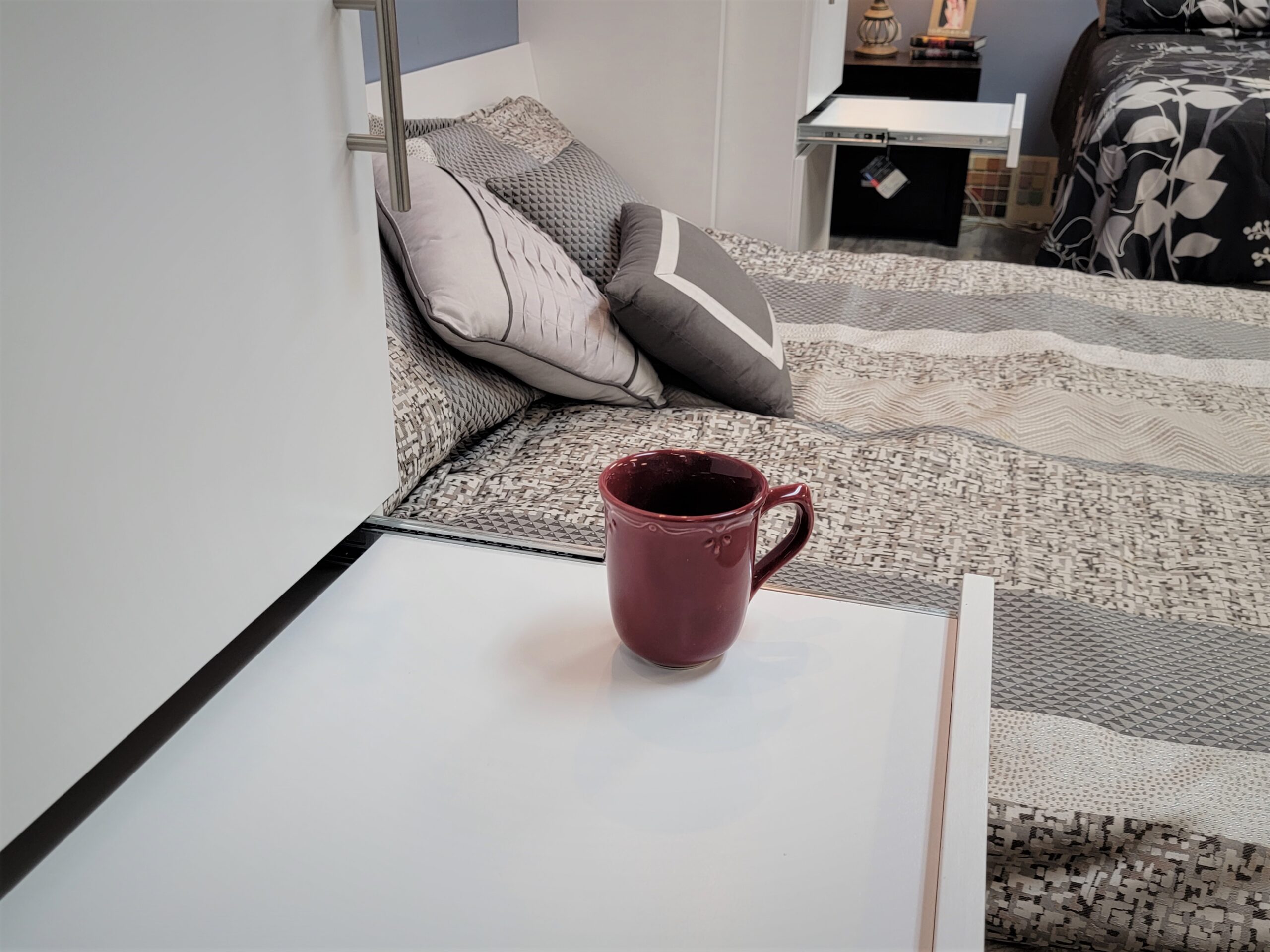 Alpine Murphy Bed Pullout Drink Tray