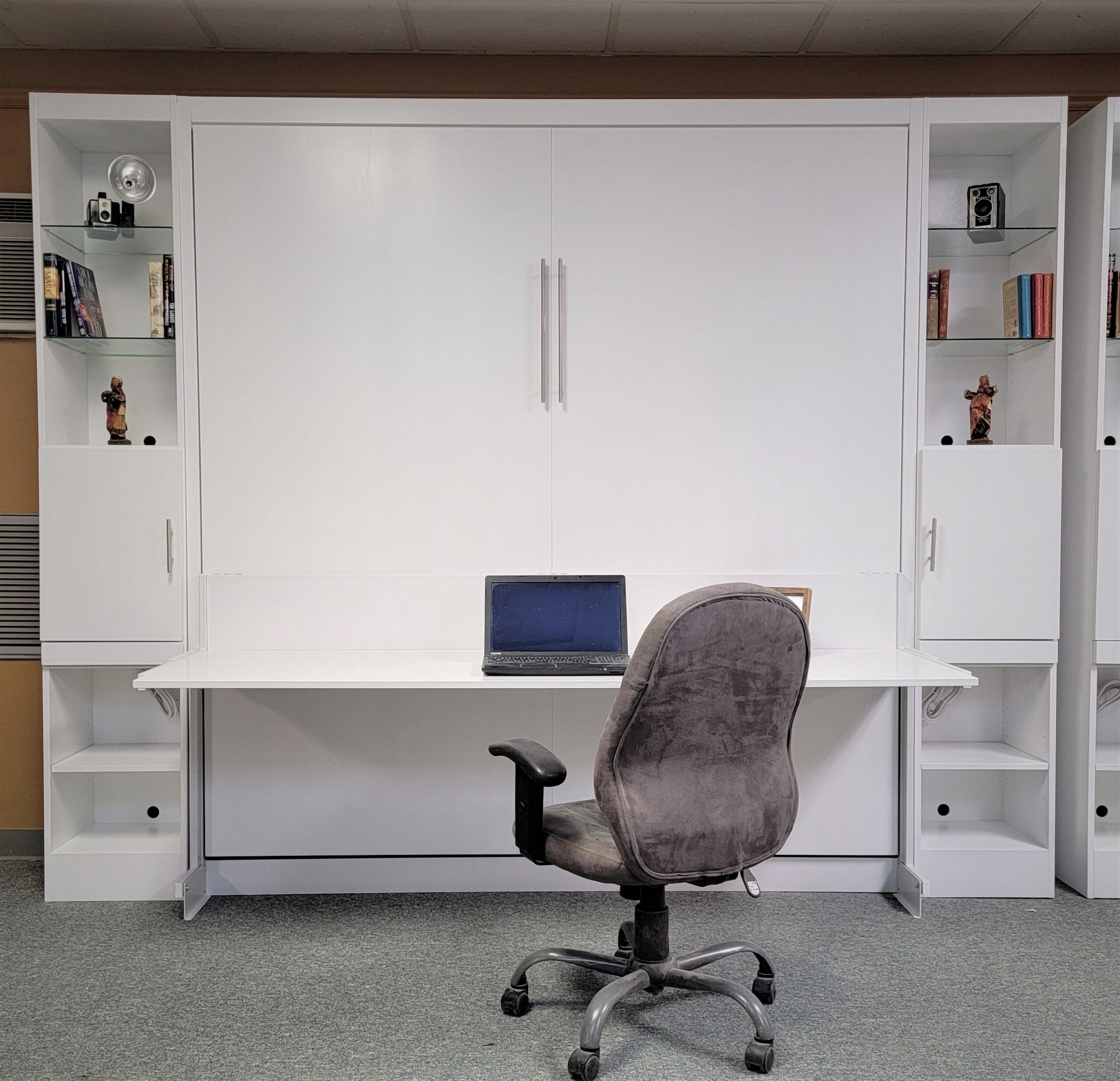 King Manhattan Murphy Bed Front View of Bed Shown Closed