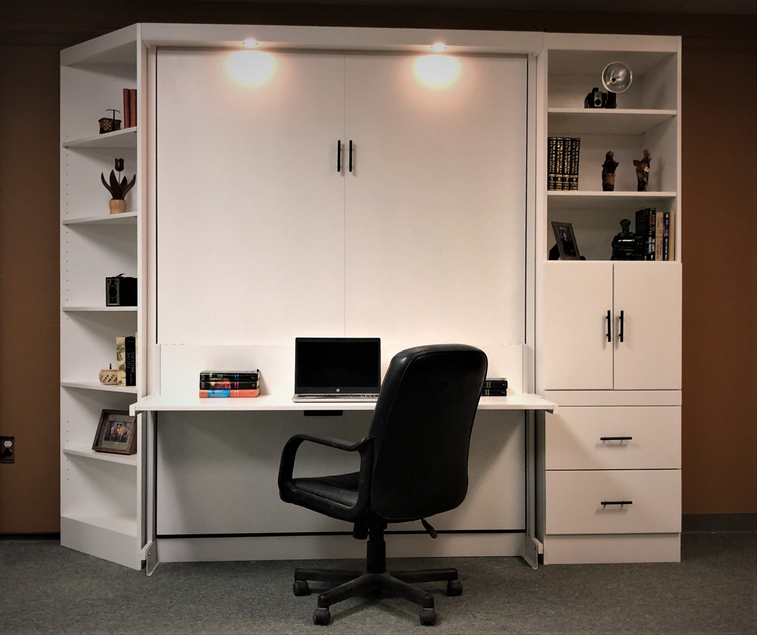 Manhattan Murphy Bed Front View of Bed Shown Closed