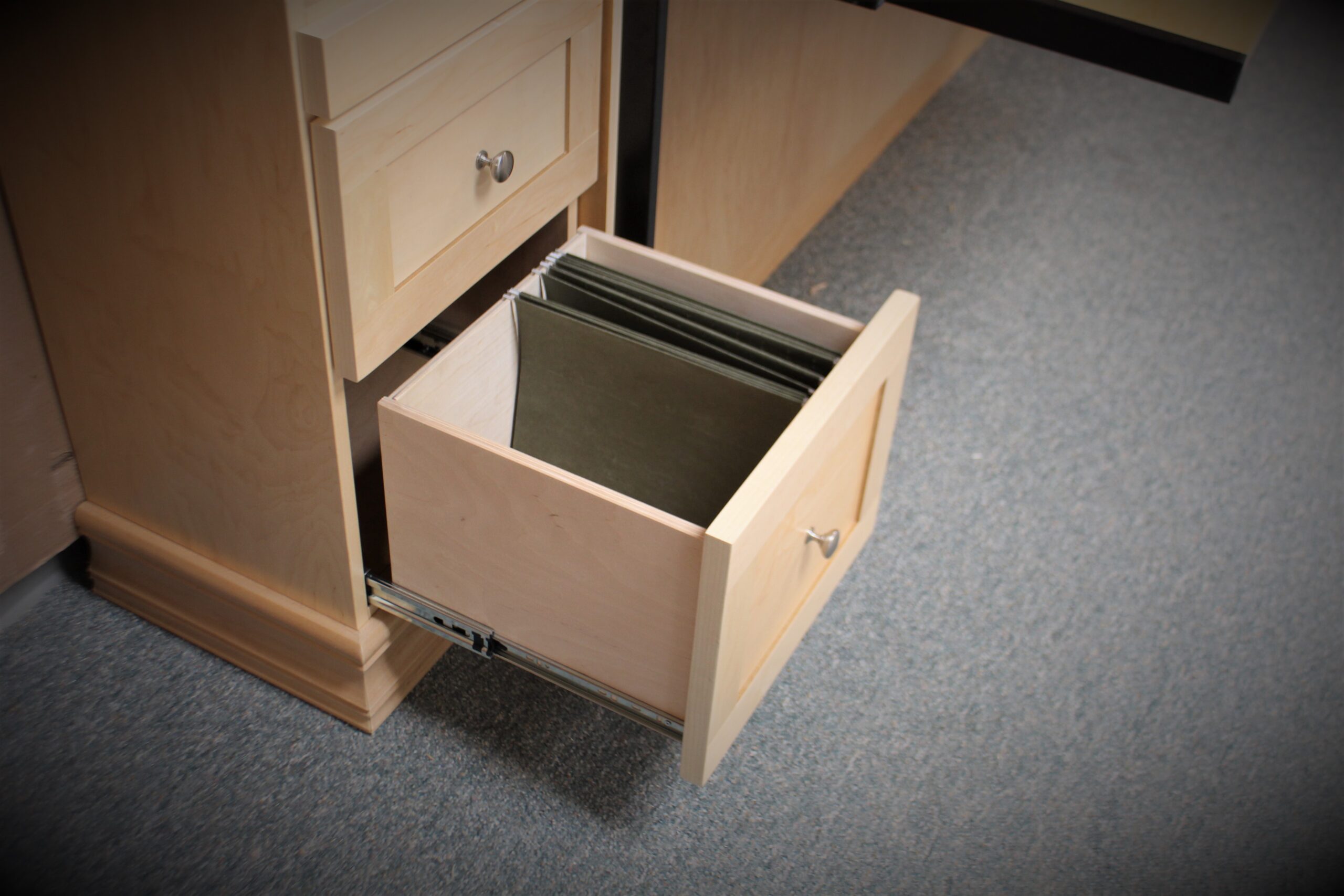 Hunting Club Murphy Bed File Drawer Lower