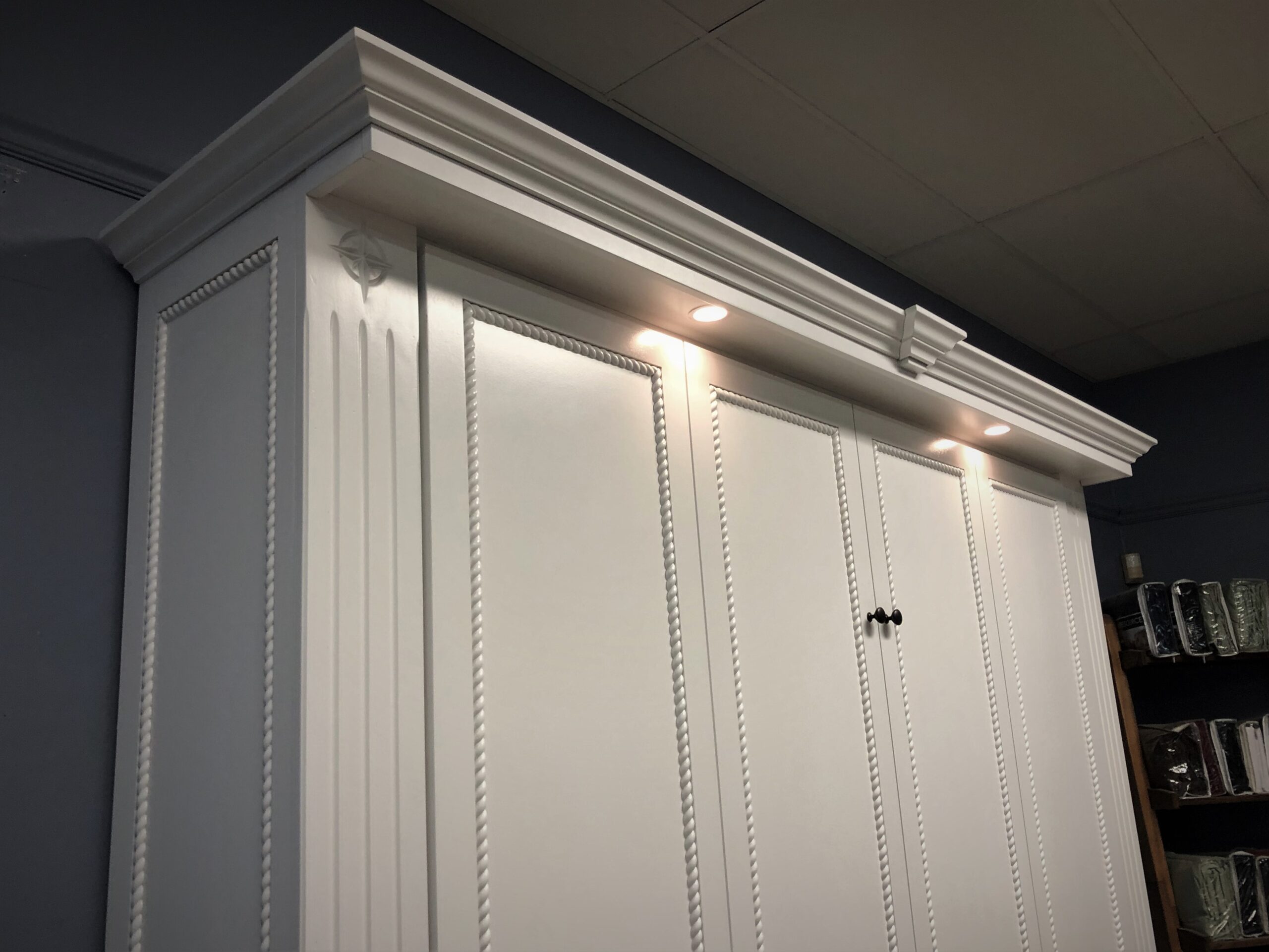 Twilight Murphy Bed with Sofa LED Outset Murphy Bed Lights