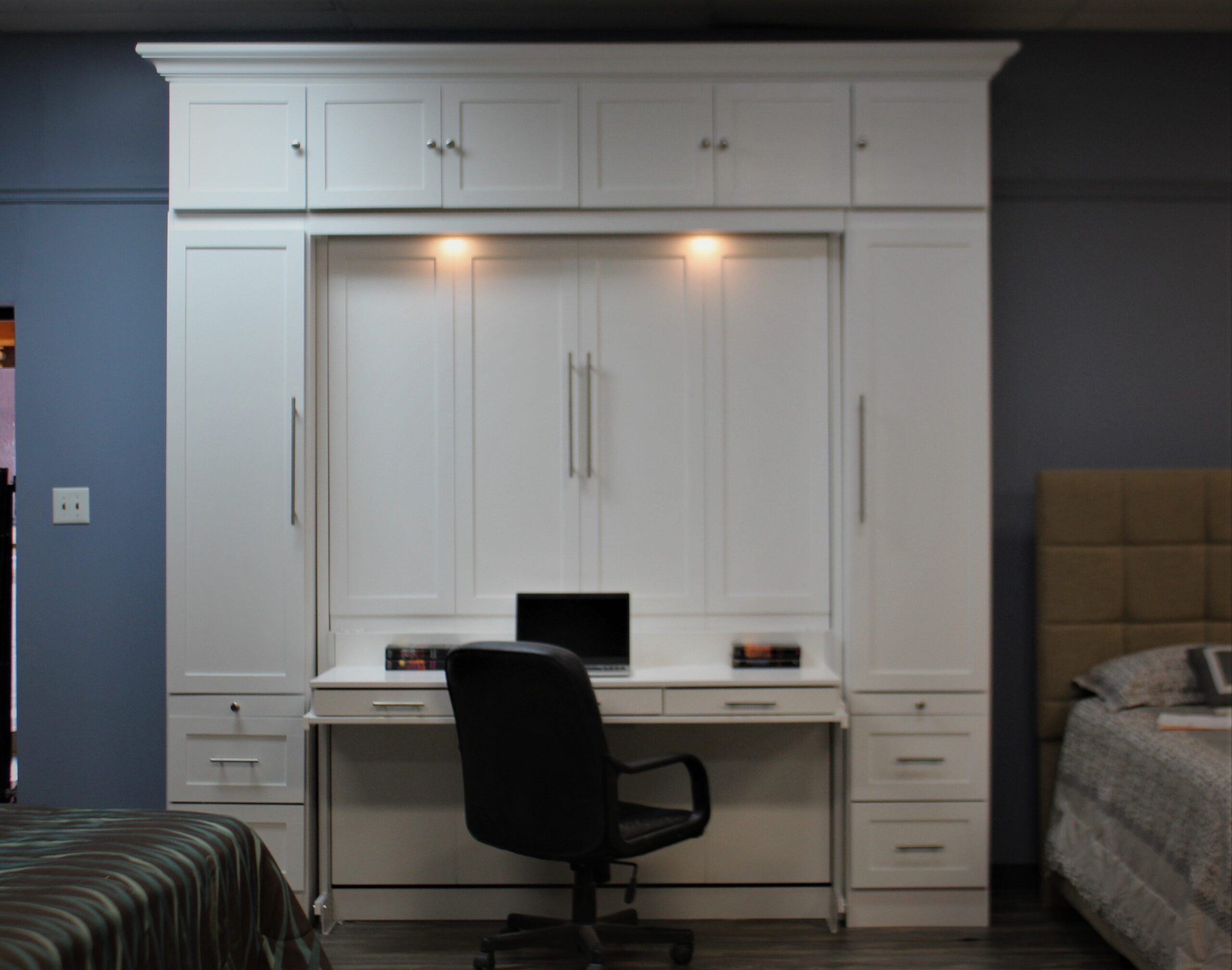 Massive Templeton Murphy Bed Front View of Murphy Bed Shown Closed