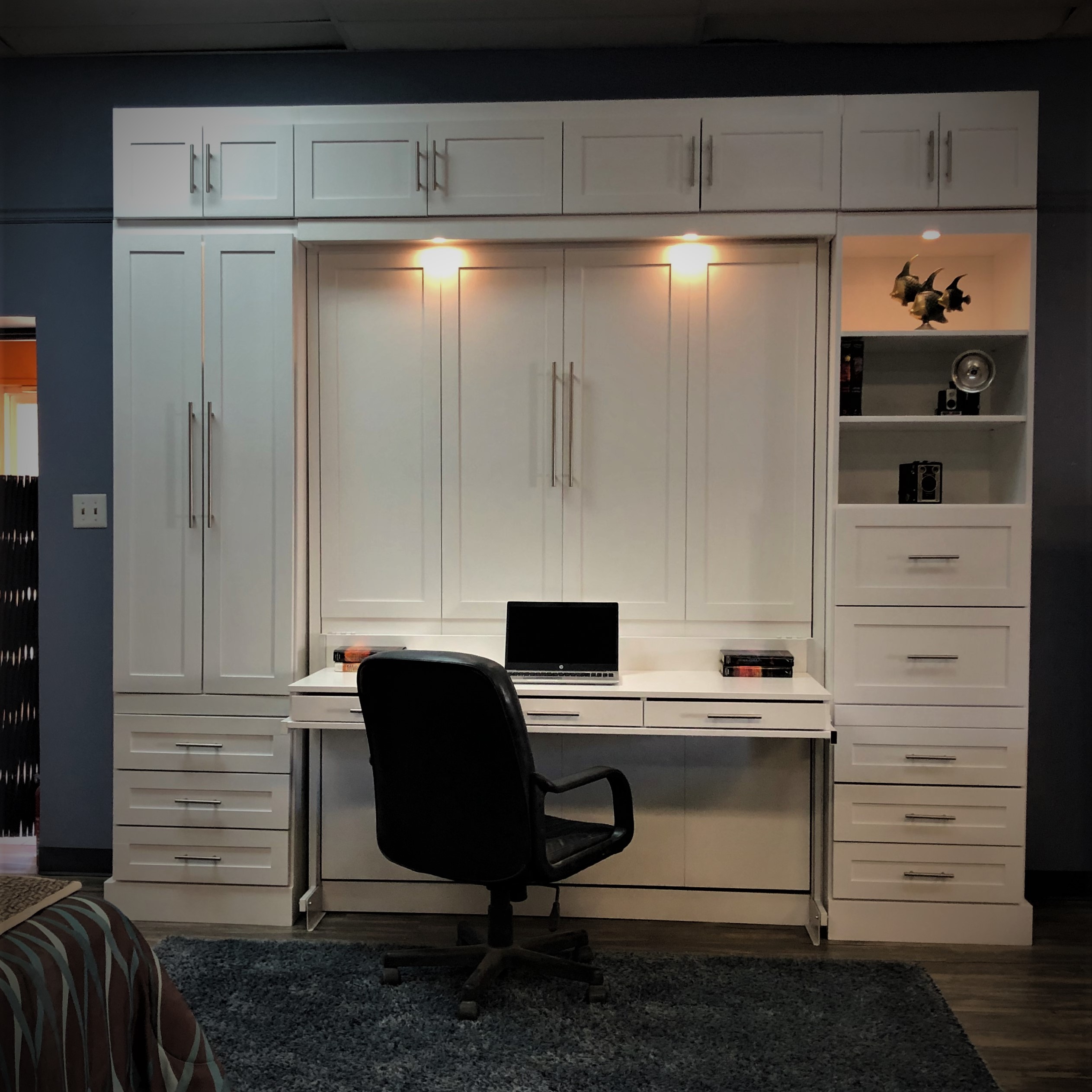 Templeton Murphy Bed Front View of Murphy Bed Shown Closed