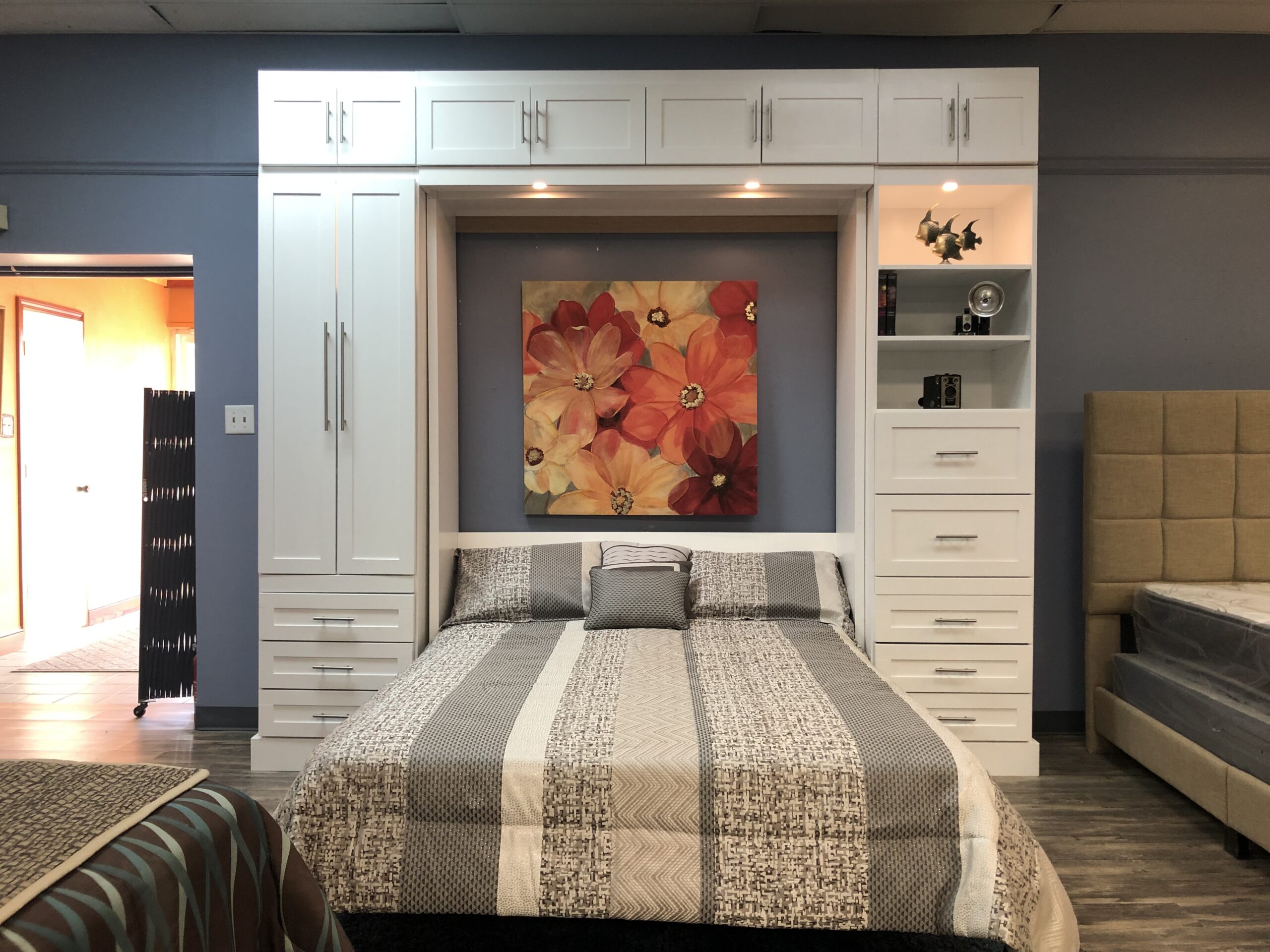 Templeton Murphy Bed Front View of Murphy Bed Shown Open