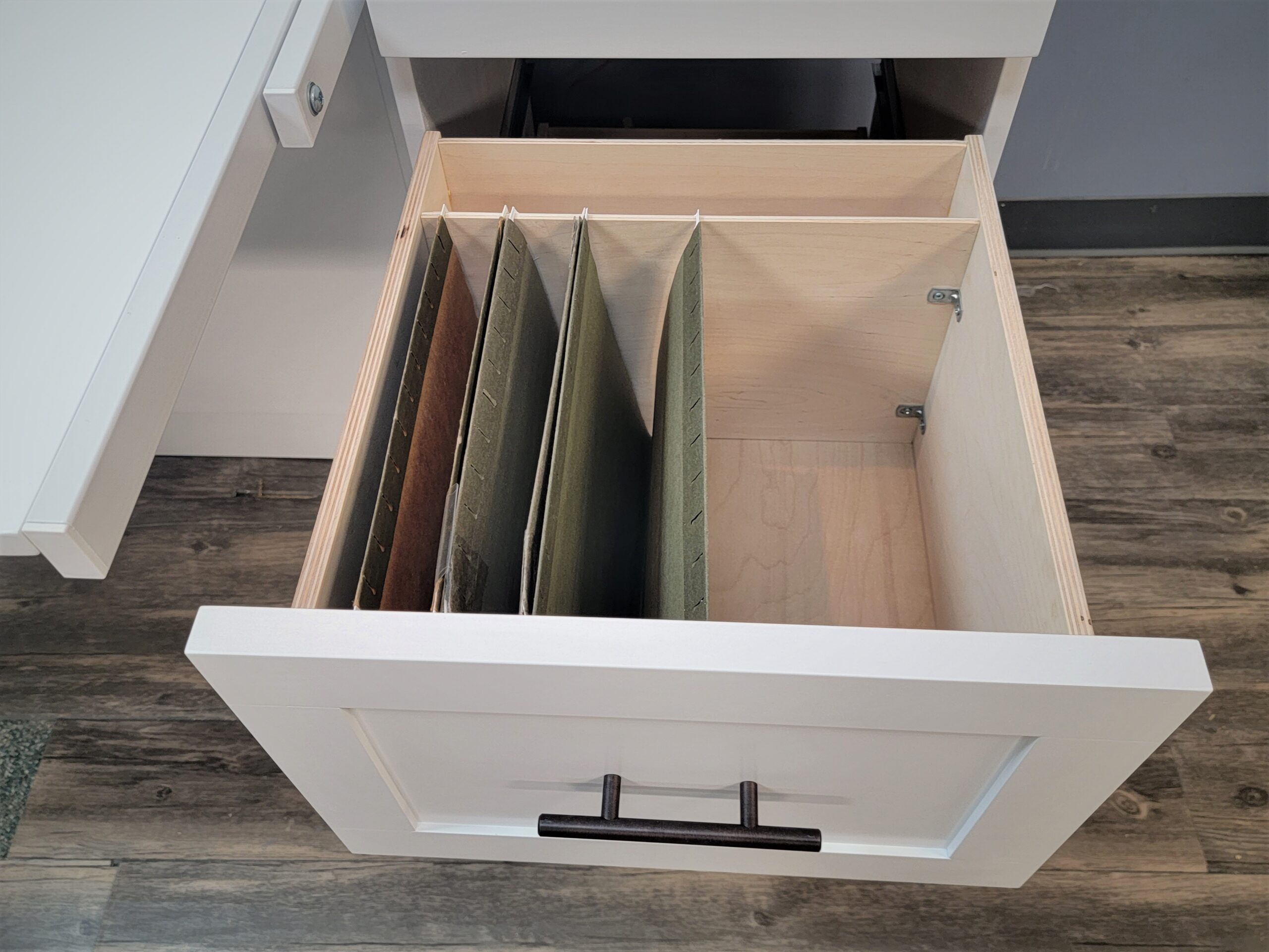 Templeton Murphy Bed Painted White File Drawers