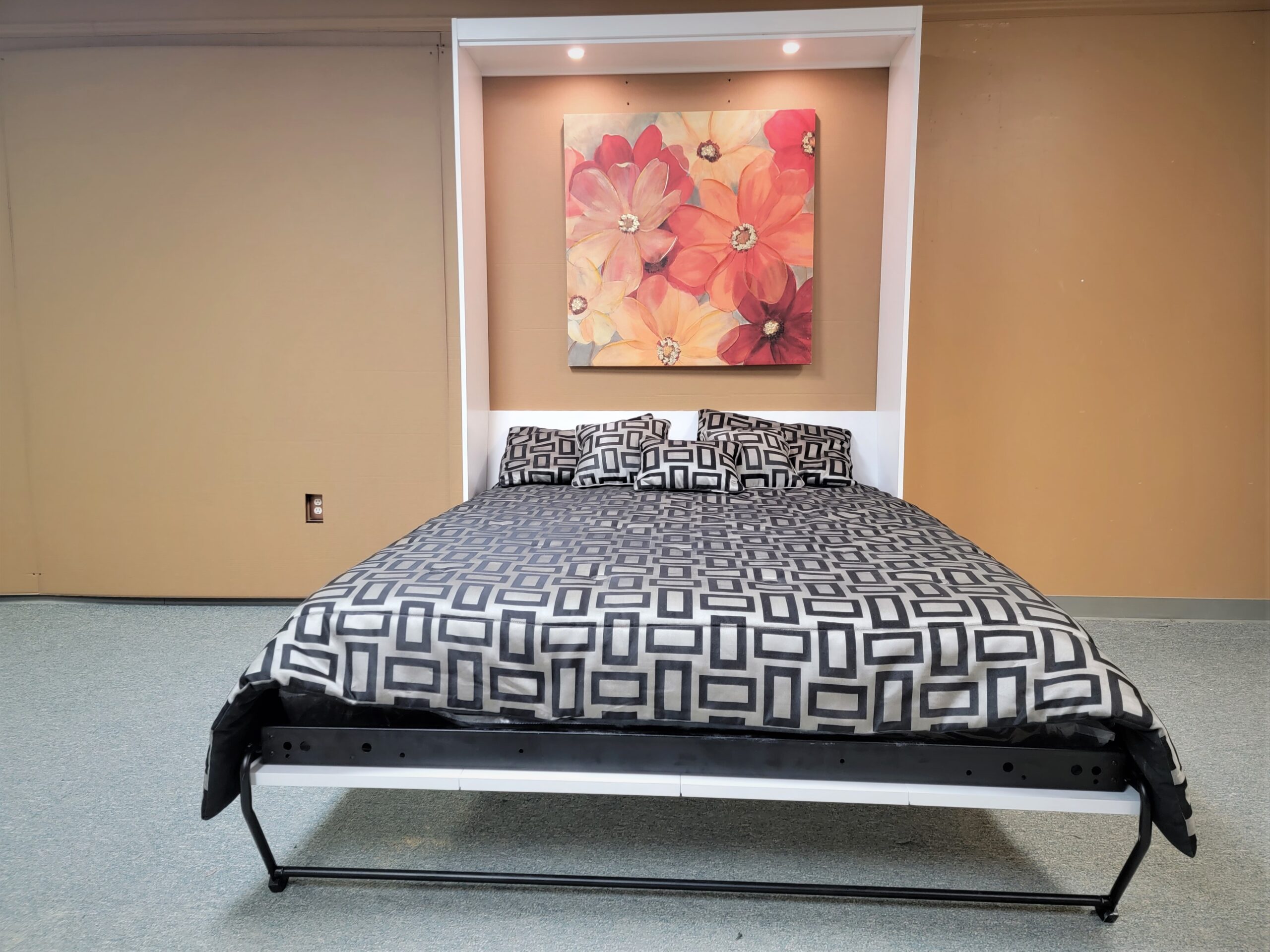 Templeton Murphy Bed Front View of Murphy Bed Shown Open