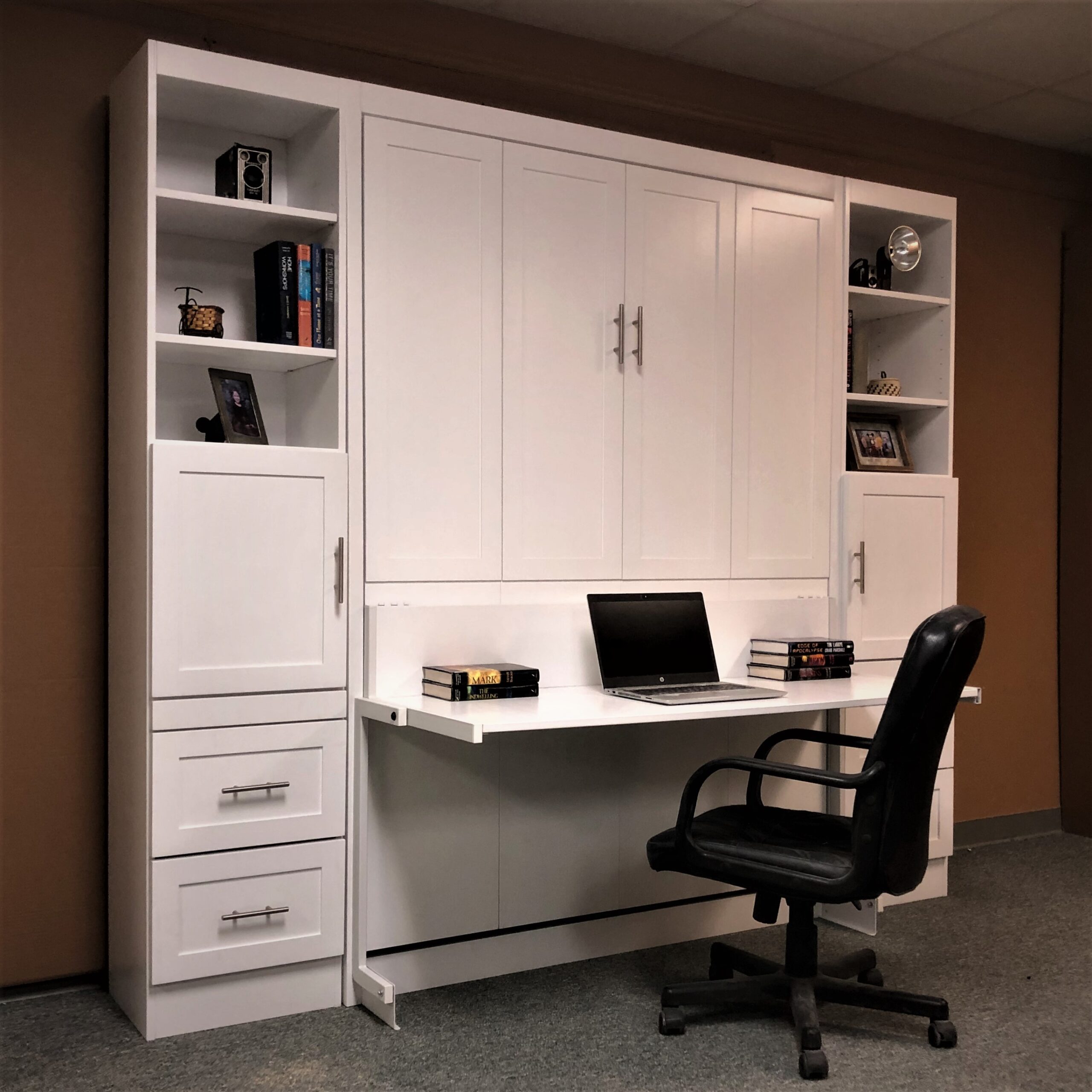 Templeton Murphy Bed Side View of Bed Shown Closed