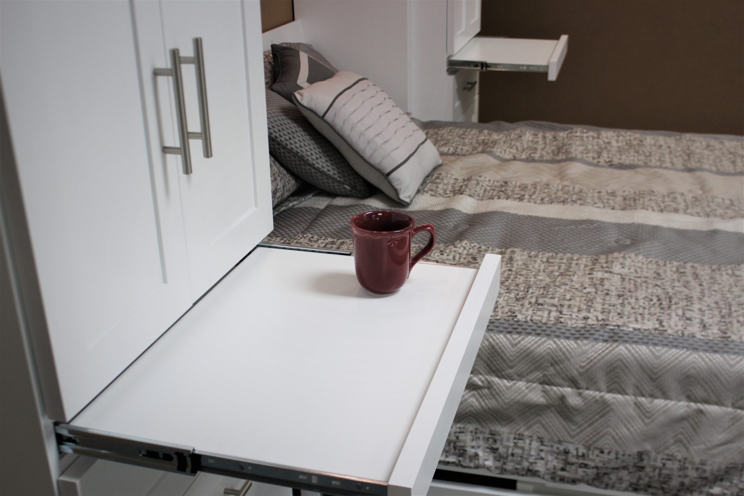 Templeton Murphy Bed Pullout Drink Trays