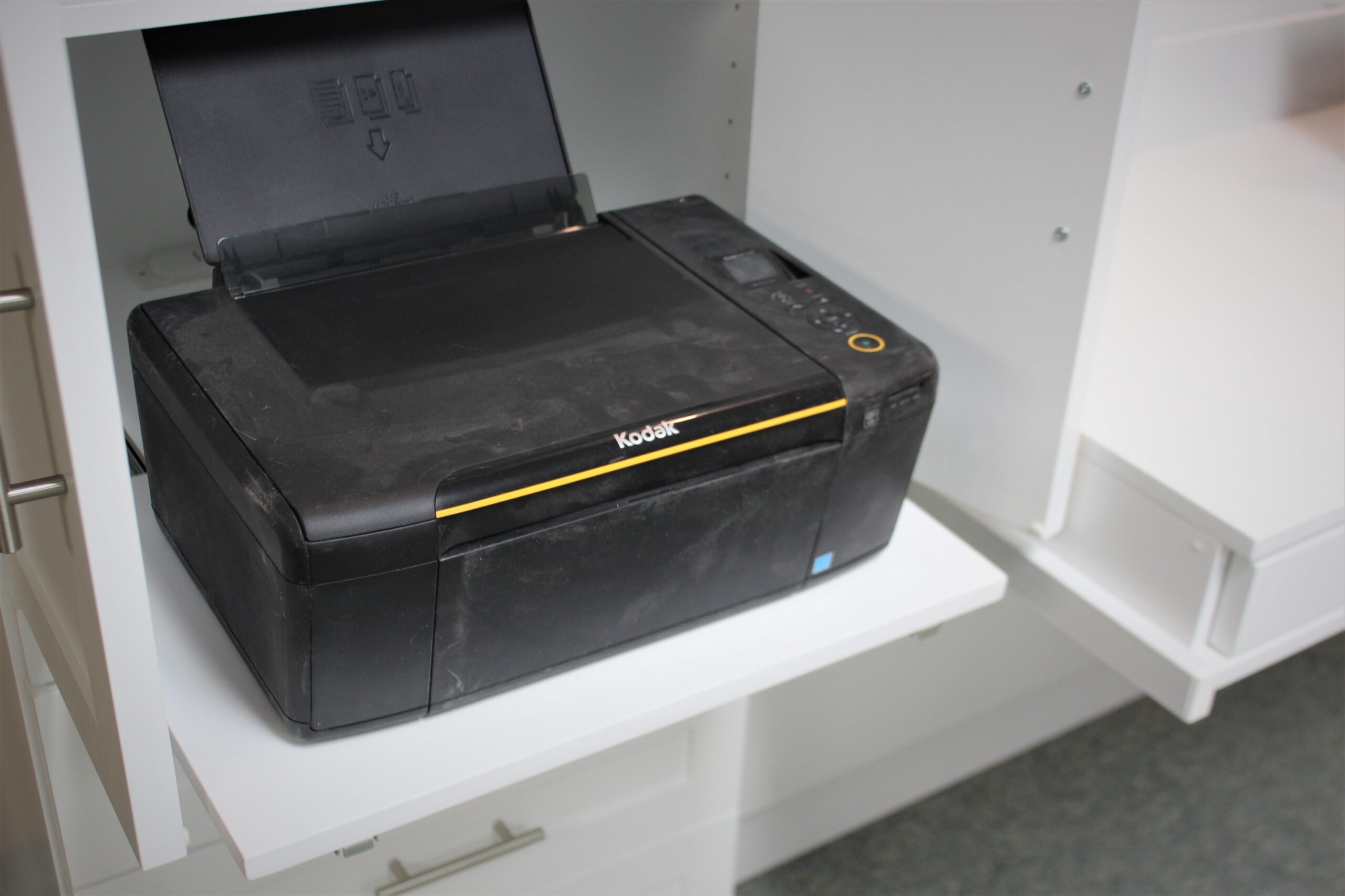 Templeton Murphy Bed Printer Pullout in Left Bookcase