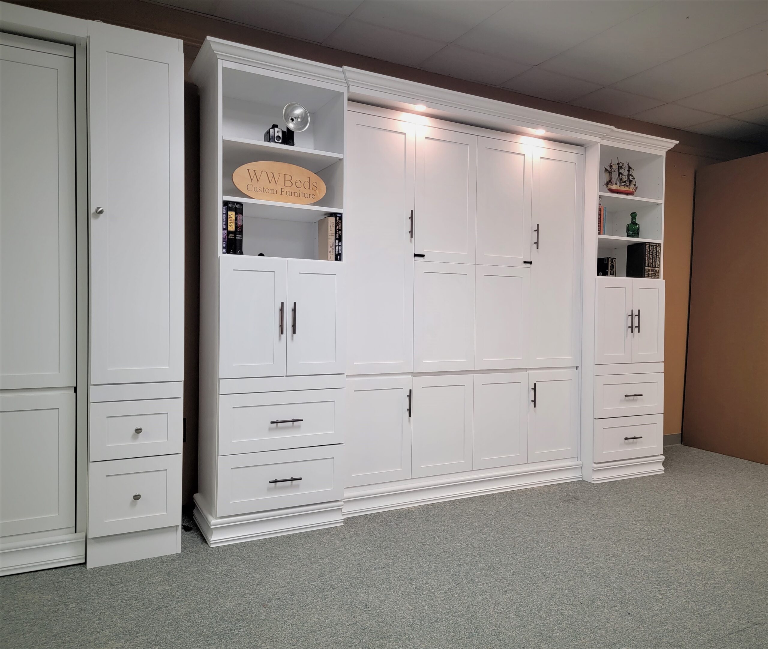 Christy Murphy Bed Side View of Bed Shown Closed