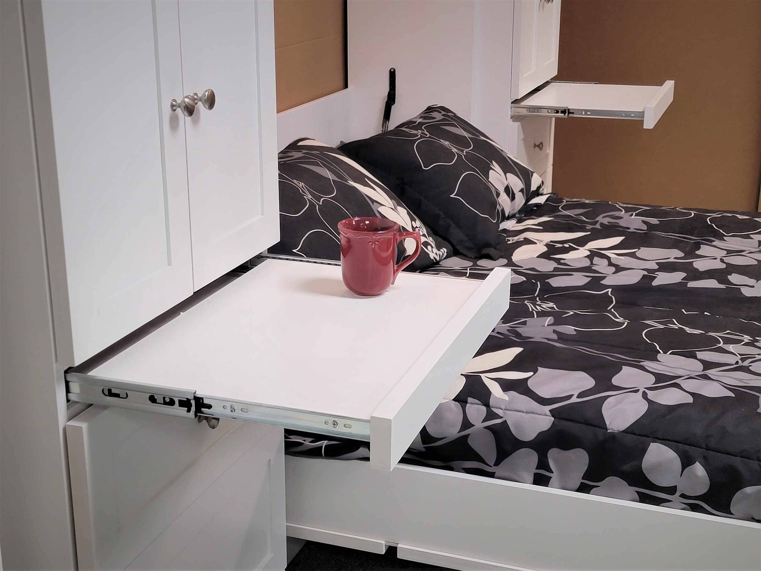 Shaker Murphy Bed Drink Tray