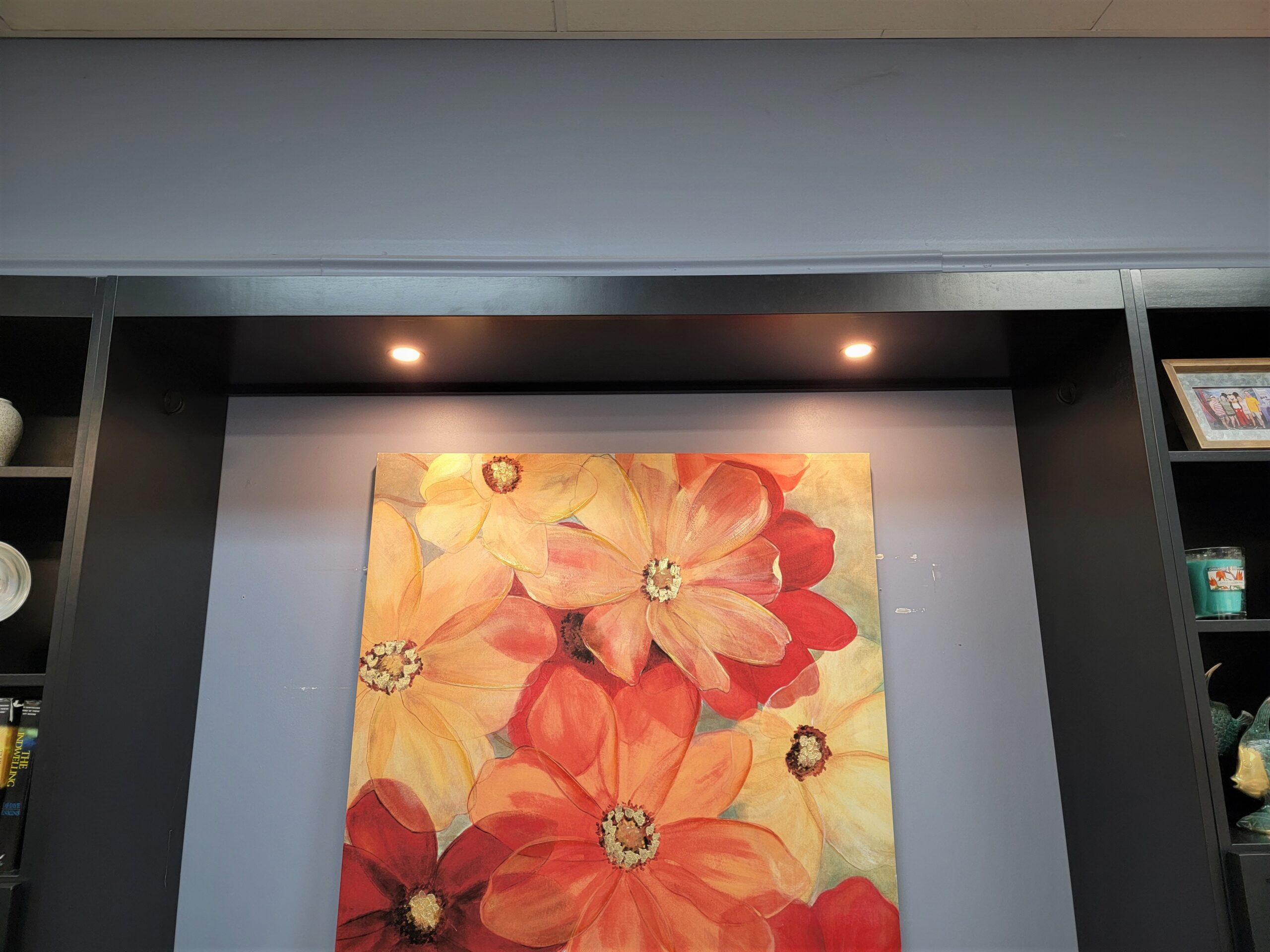 Caviar Black Frank LLoyd Wright Murphy Bed LED Inset Murphy Bed Lights