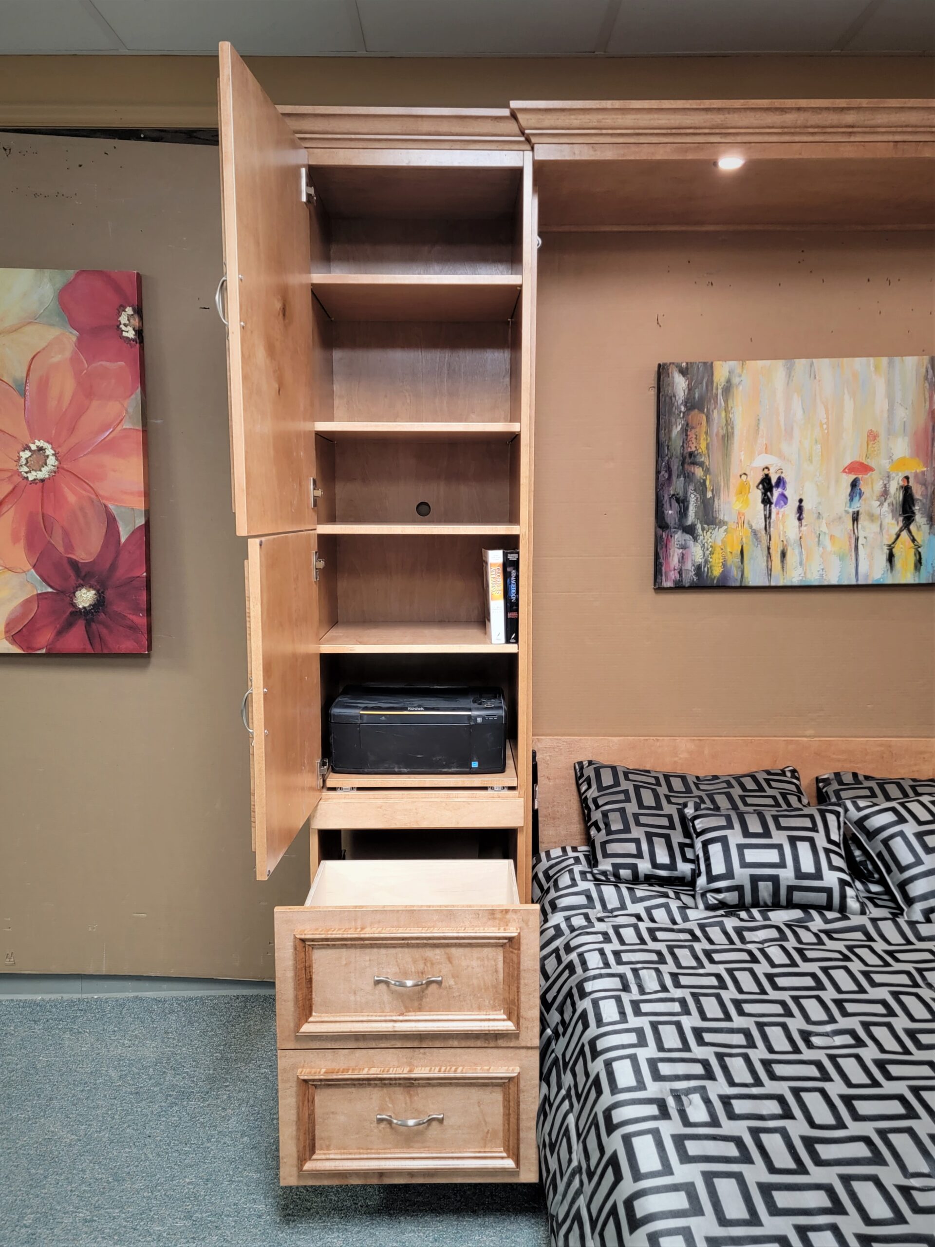 137-0222 New Yorker left bookcase