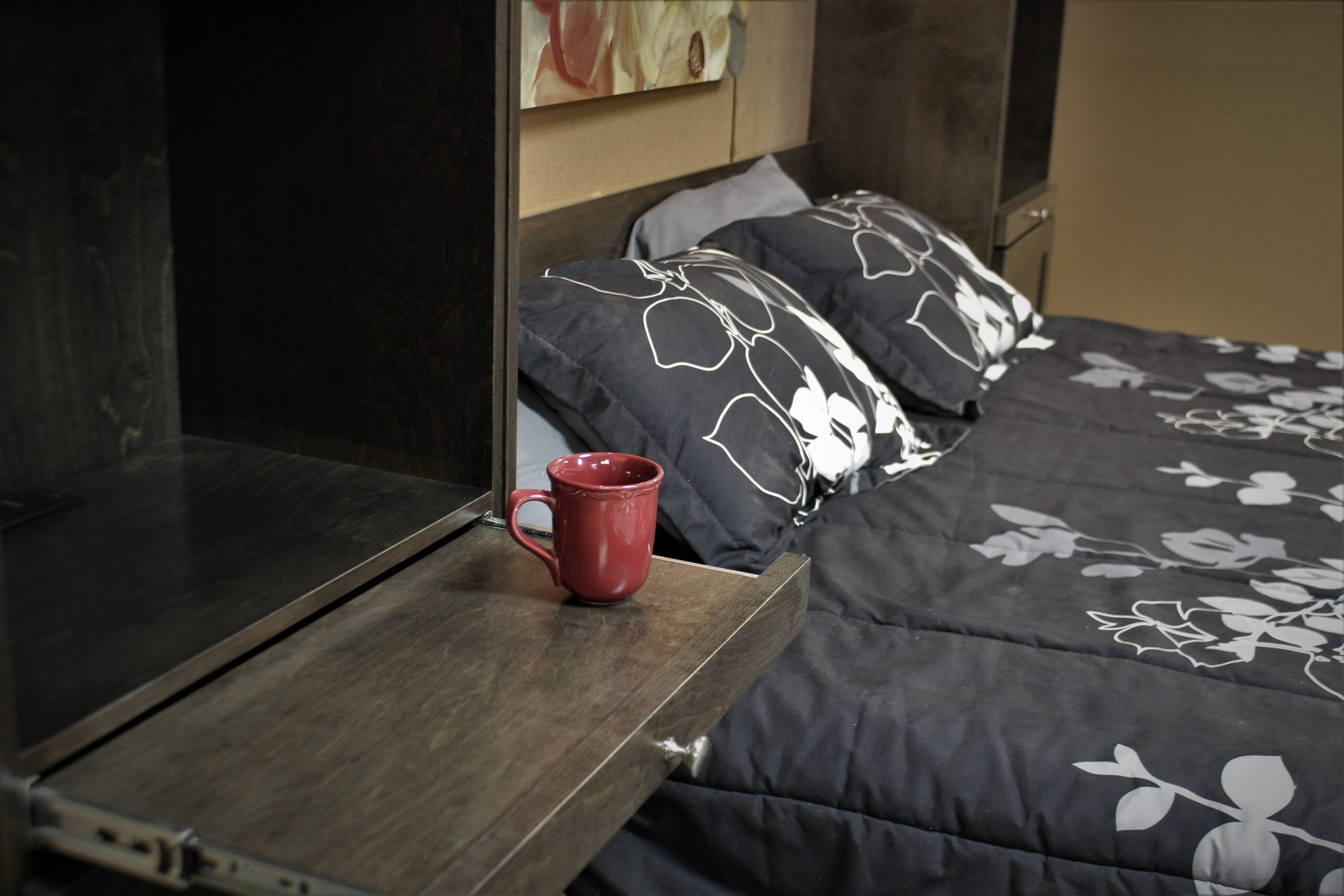 Marriott Murphy Bed Pullout Drink Tray