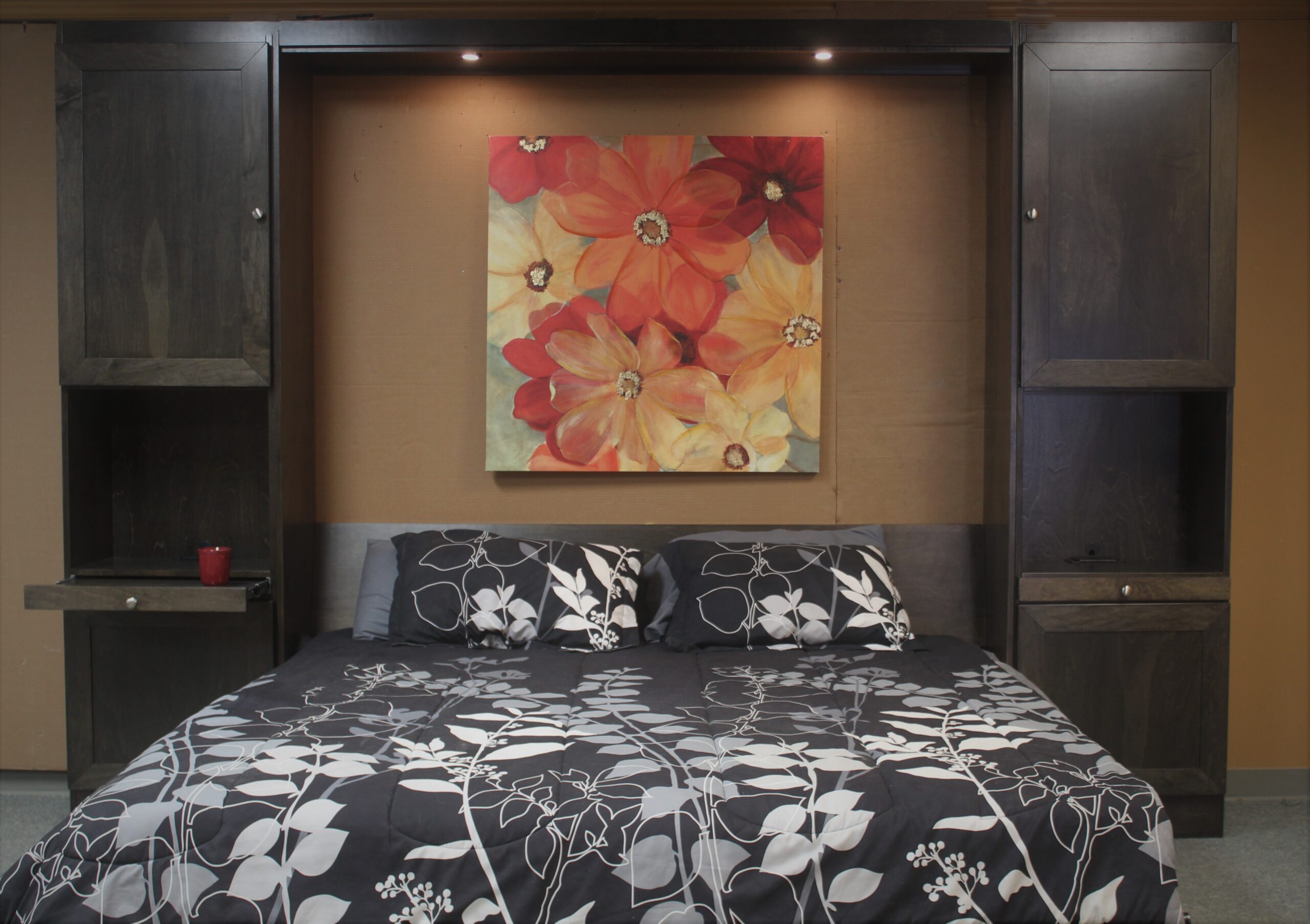 Marriott Murphy Bed Front View of Bed Shown Open