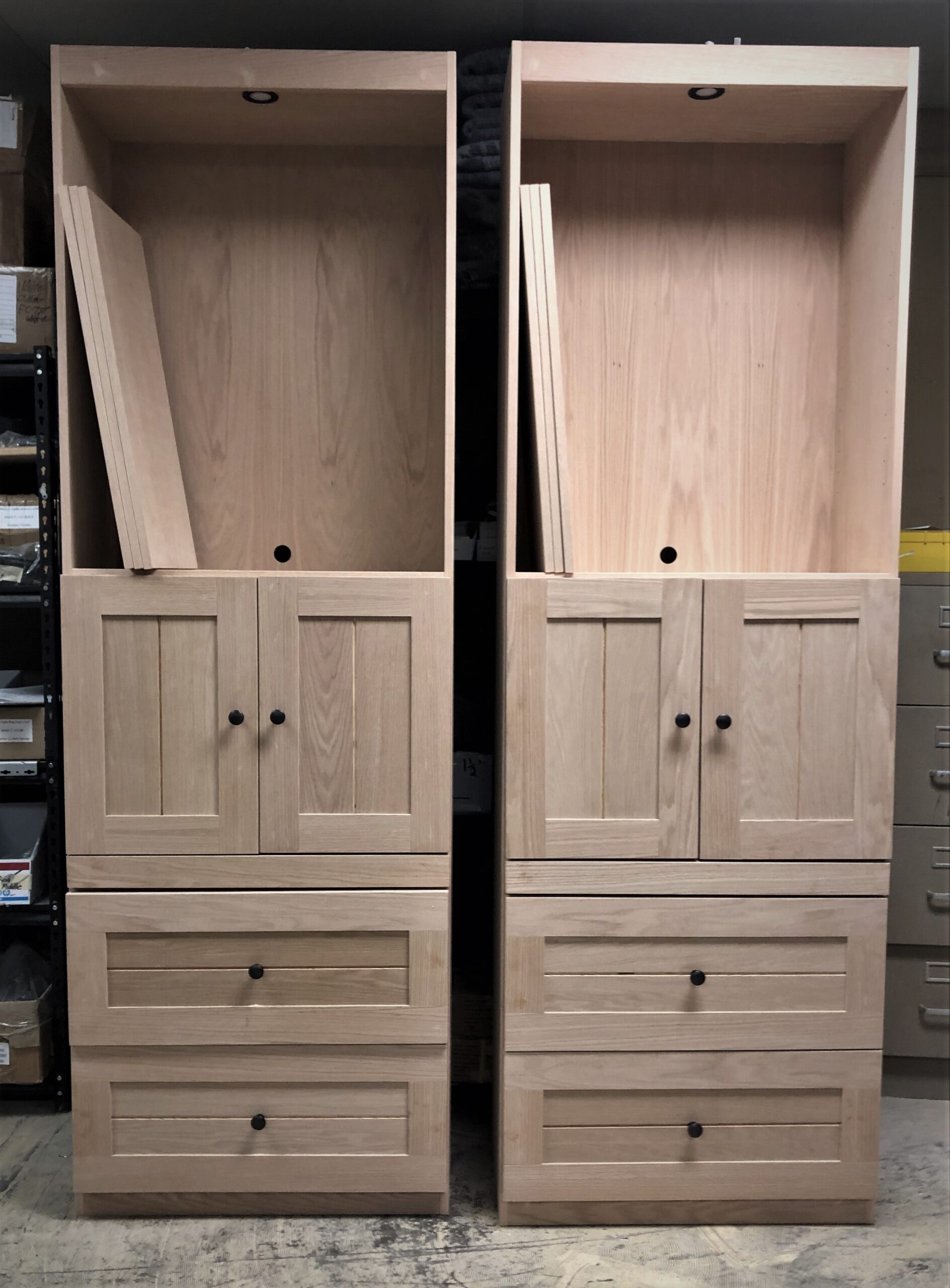 Precut Grotte Bookcases