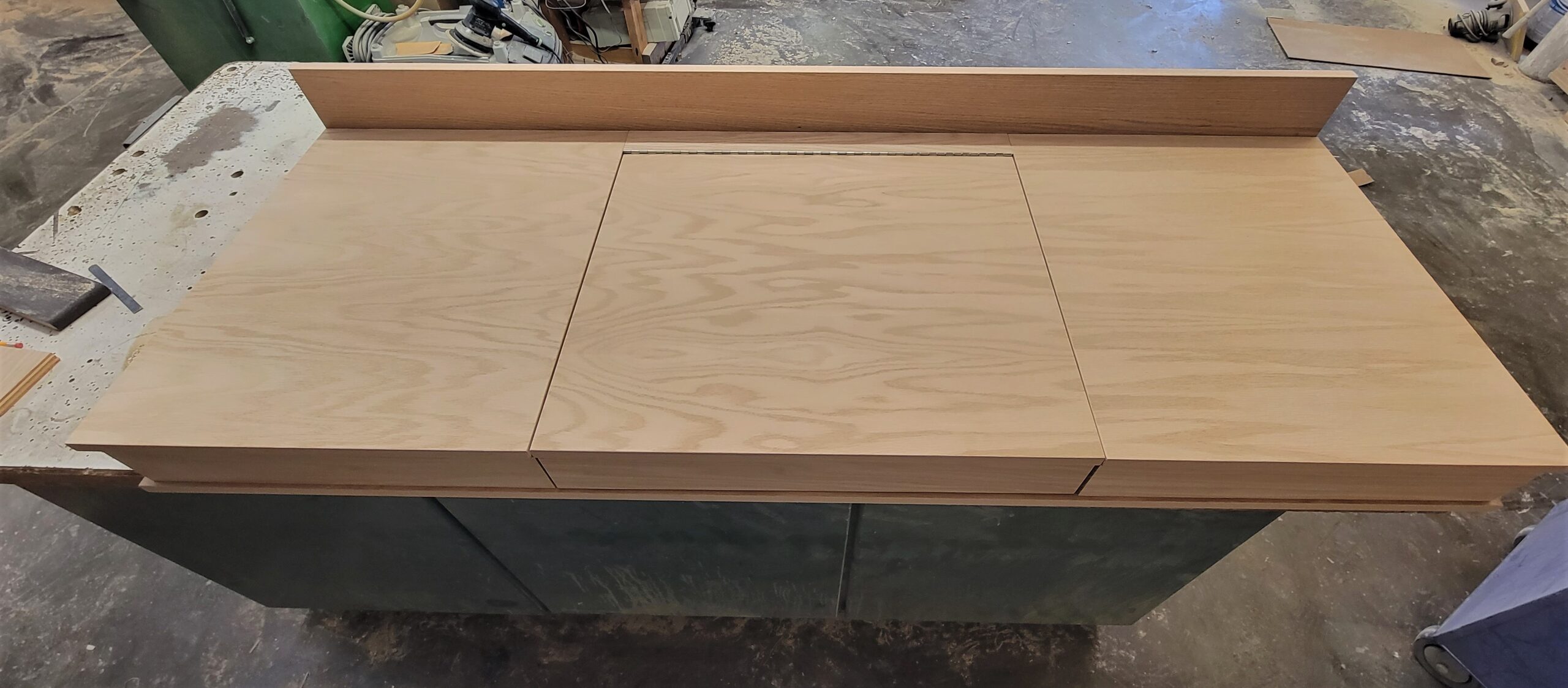 precut queen barn desk